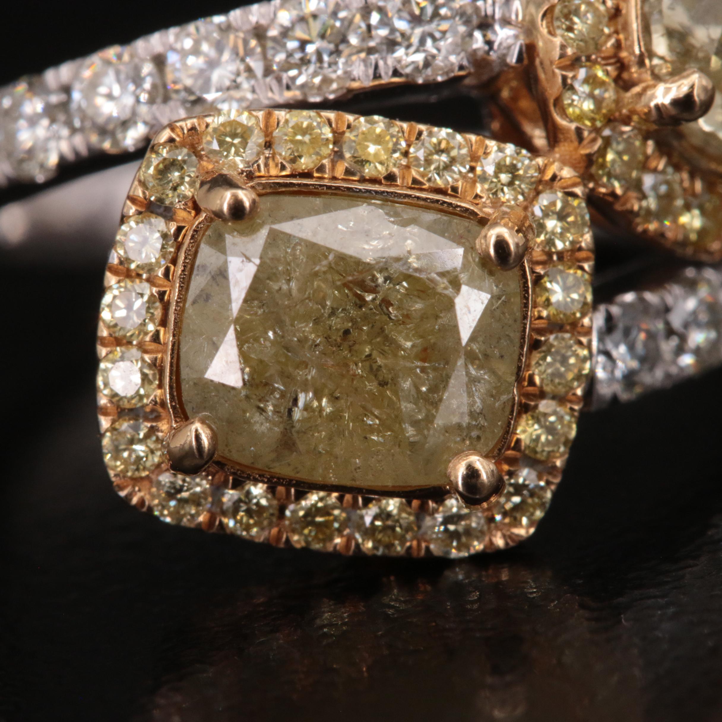 14K Two-Tone 4.49 CTW Diamond Ring