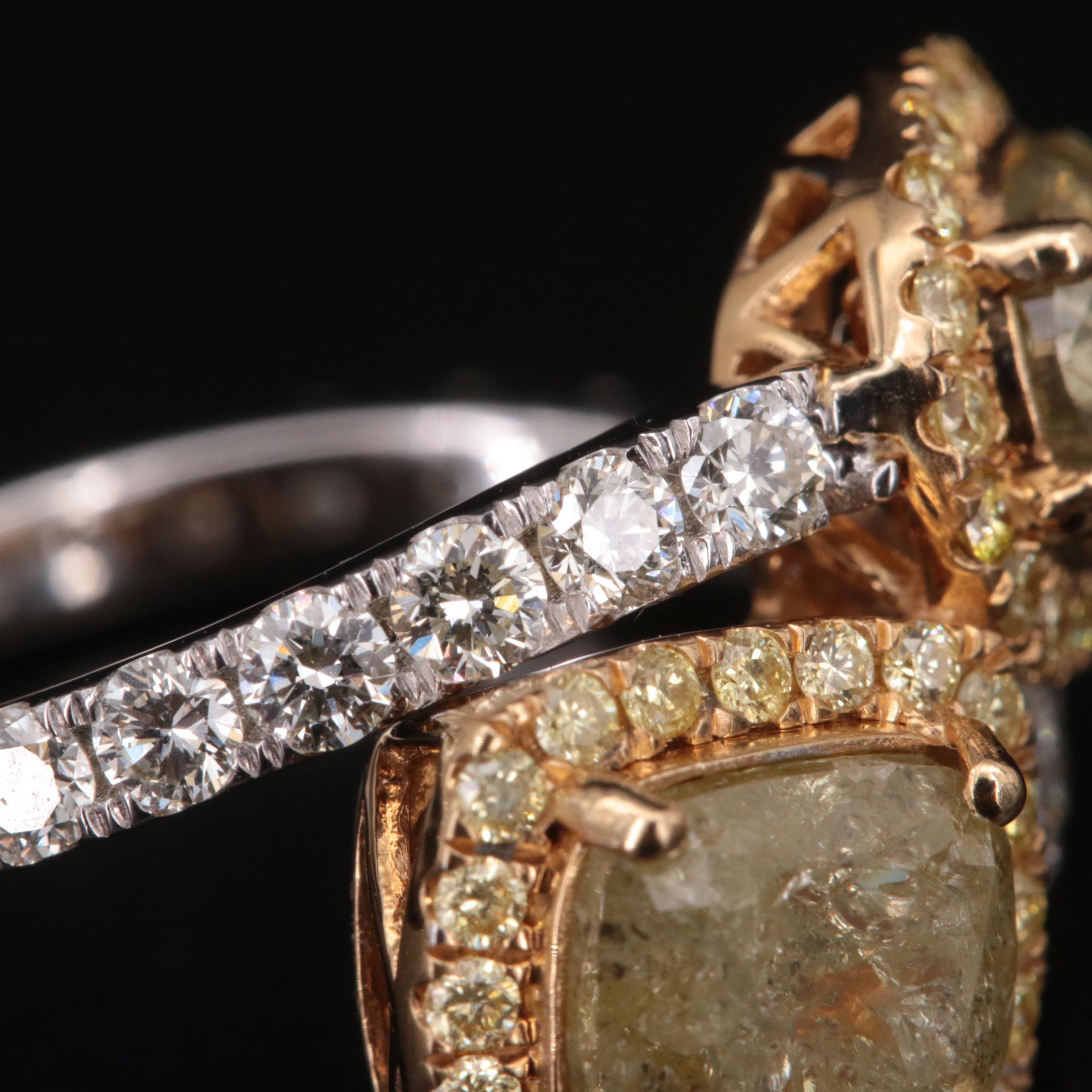 14K Two-Tone 4.49 CTW Diamond Ring