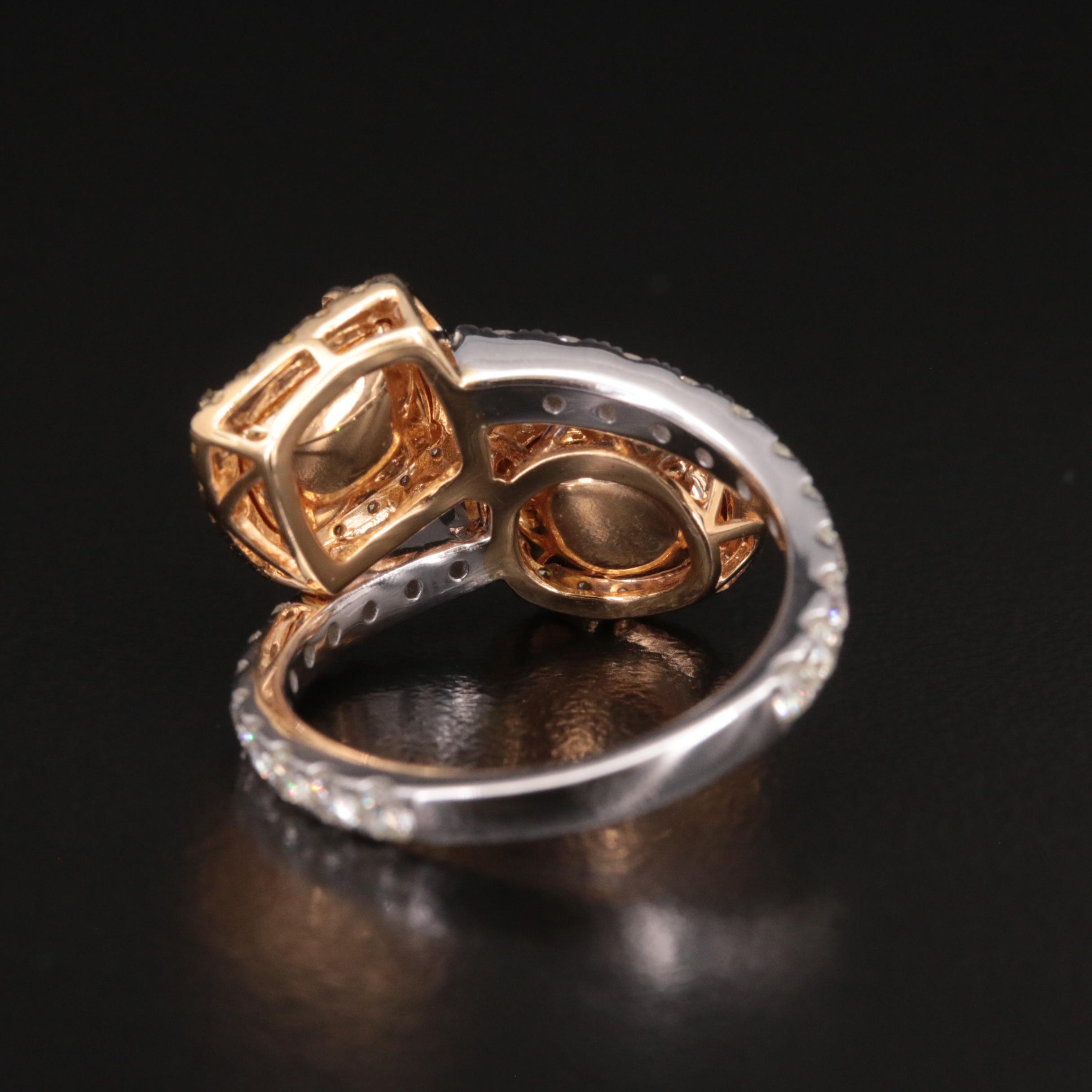 14K Two-Tone 4.49 CTW Diamond Ring