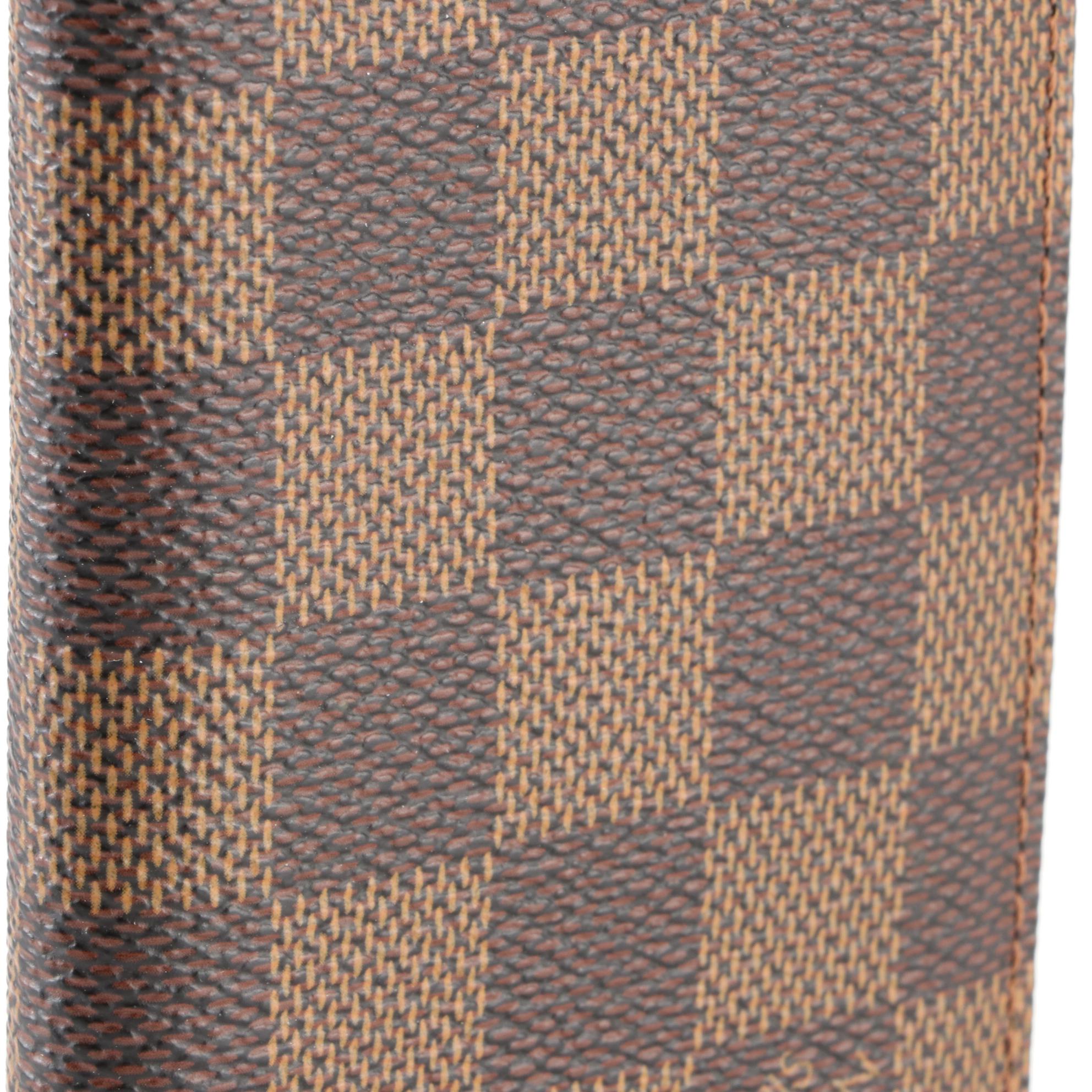 Louis Vuitton Organizer de Poche/Card Case in Damier Ebene Canvas