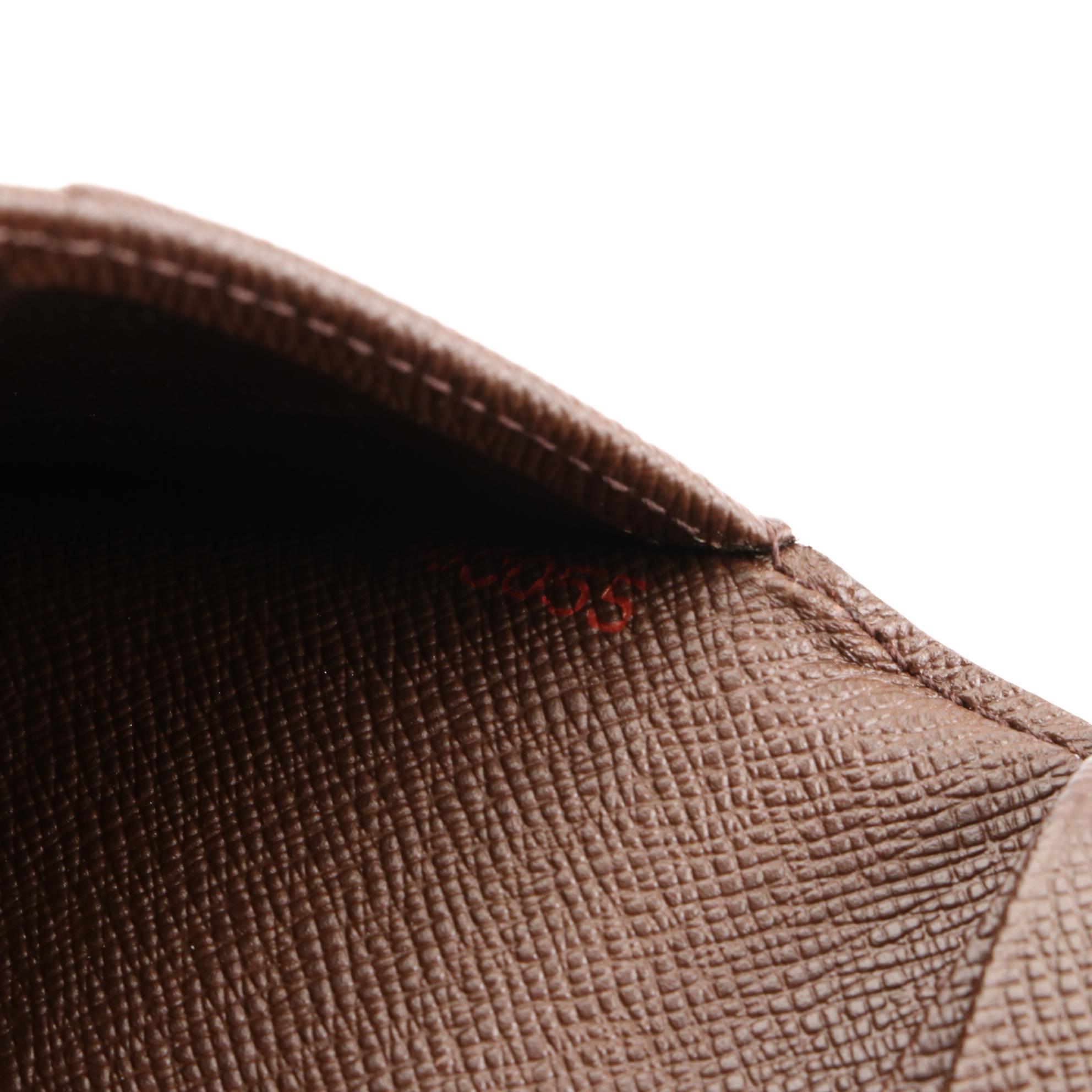 Louis Vuitton Organizer de Poche/Card Case in Damier Ebene Canvas