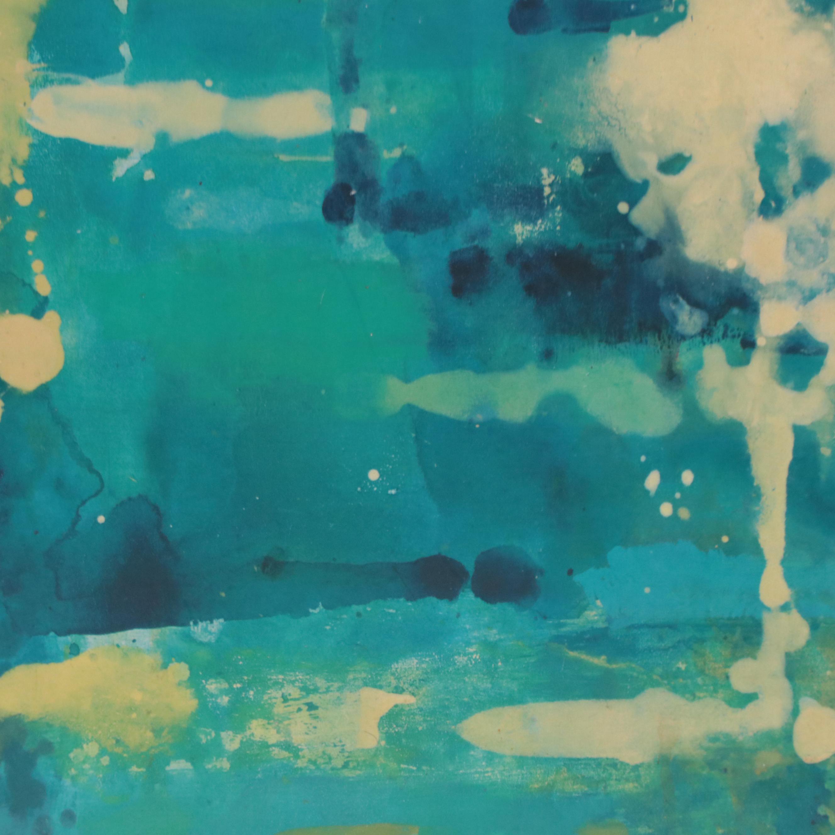 Landscape Offset Lithograph After Agnes Saint Leger, Circa 2000