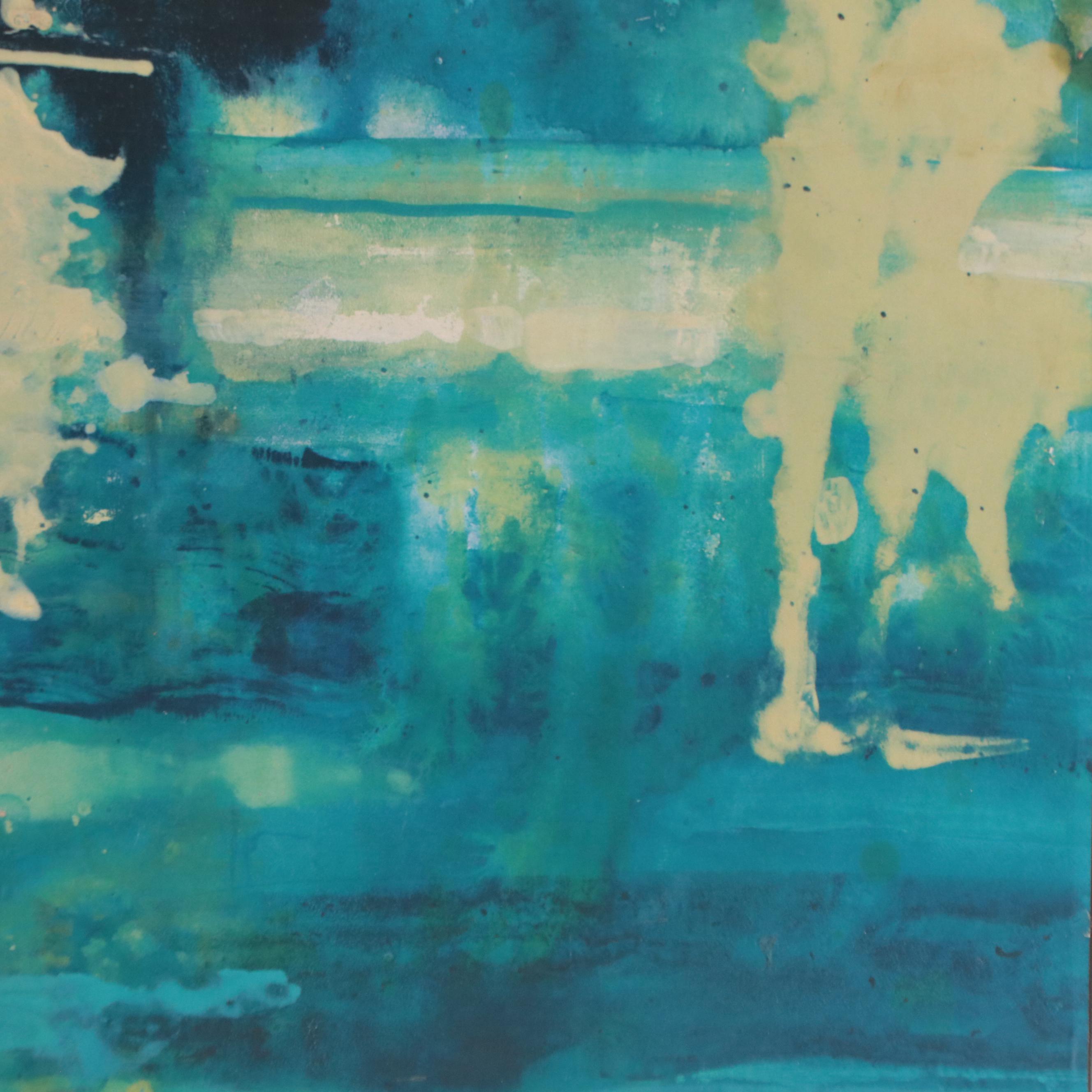 Landscape Offset Lithograph After Agnes Saint Leger, Circa 2000