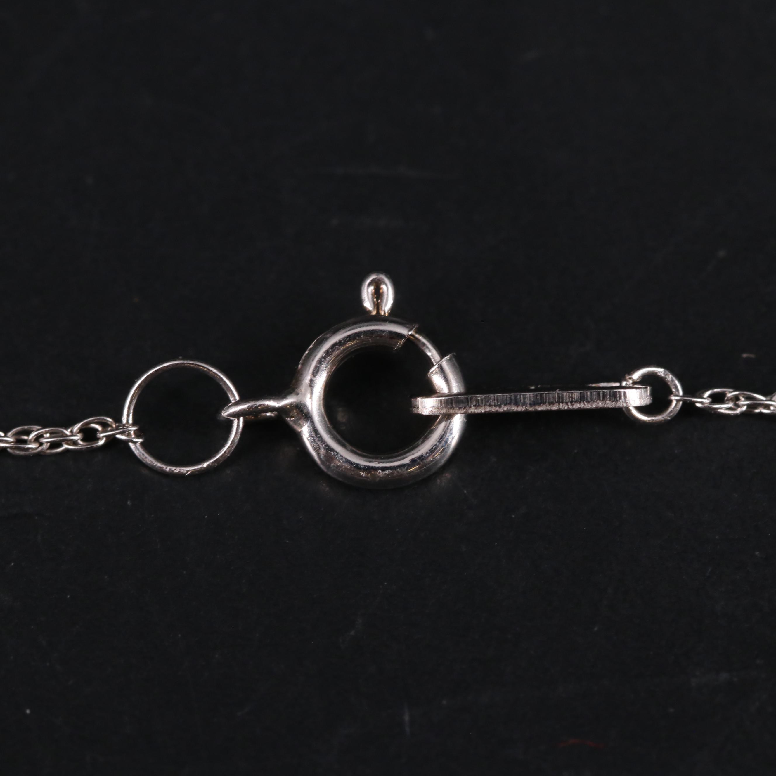 Sterling Silver Sapphire, Opal, and Cubic Zirconia Heart Necklace