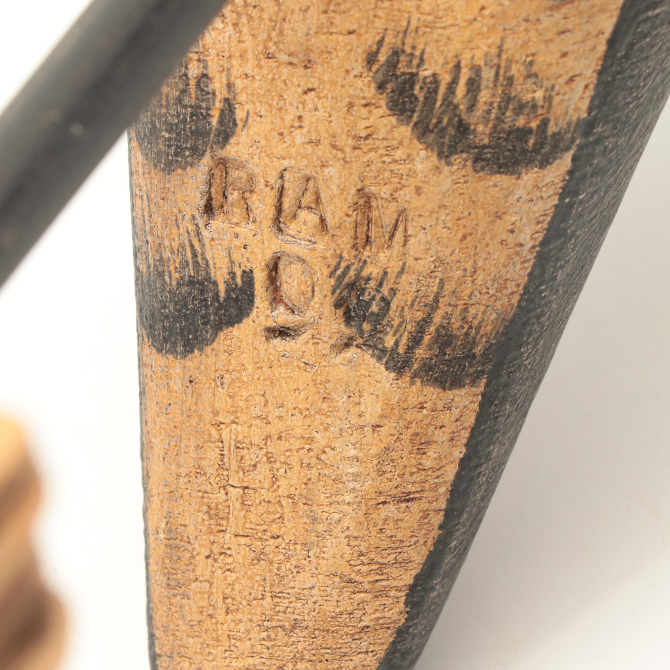 Richard Morgan Signed Hand-Painted Carved Wood Shore Bird Figurines, 1992