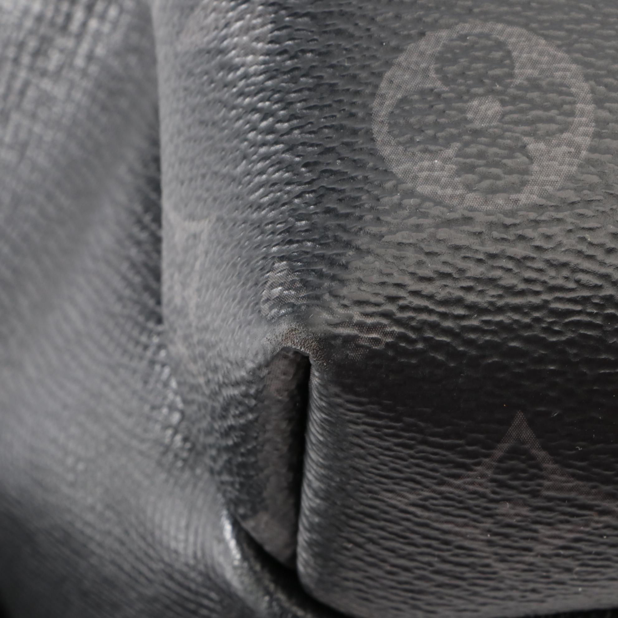 Louis Vuitton Discovery Backpack PM Taïga Leather/Monogram Eclipse Canvas, Box