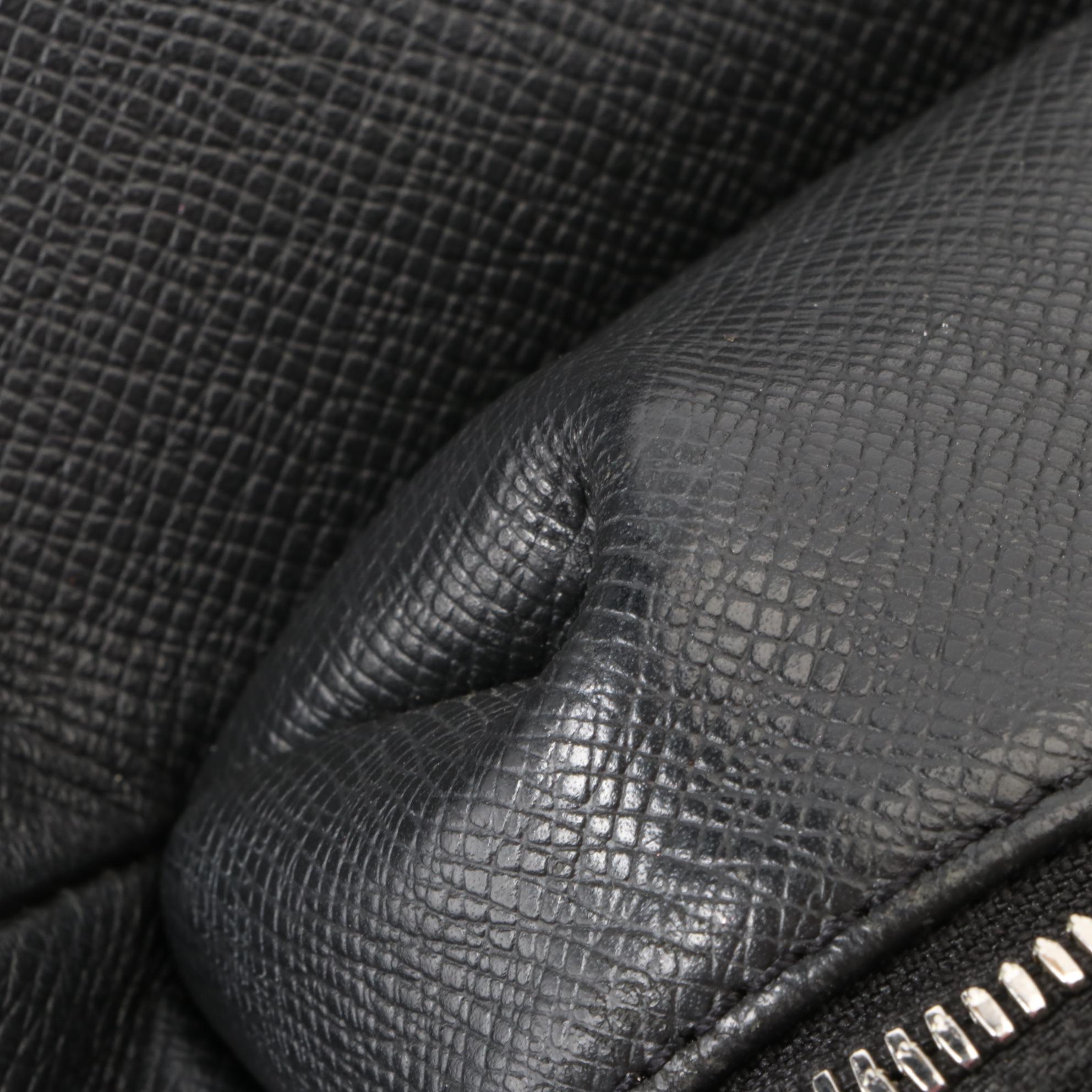 Louis Vuitton Discovery Backpack PM Taïga Leather/Monogram Eclipse Canvas, Box