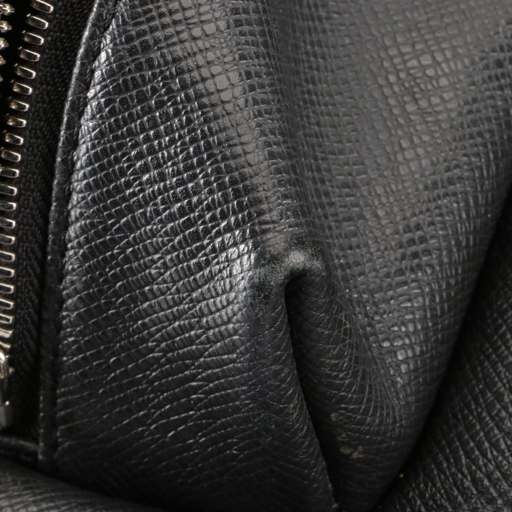 Louis Vuitton Discovery Backpack PM Taïga Leather/Monogram Eclipse Canvas, Box