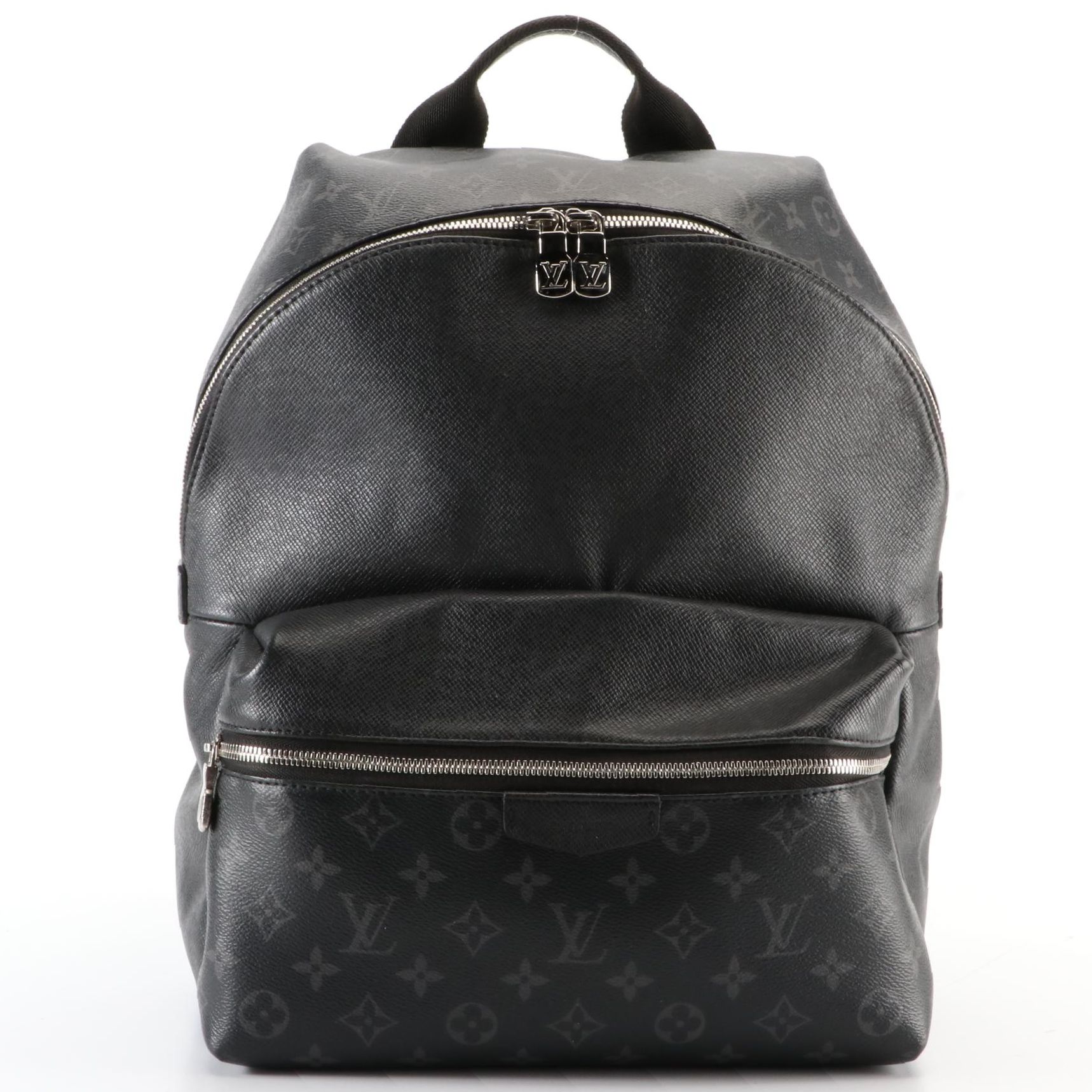Louis Vuitton Discovery Backpack PM Taïga Leather/Monogram Eclipse Canvas, Box