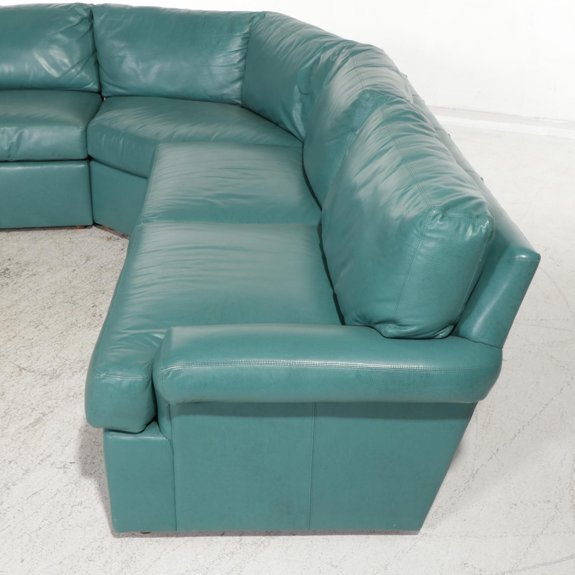 Westwood Industries "Custom Furniture Expressions" Leather Three-Piece Sofa