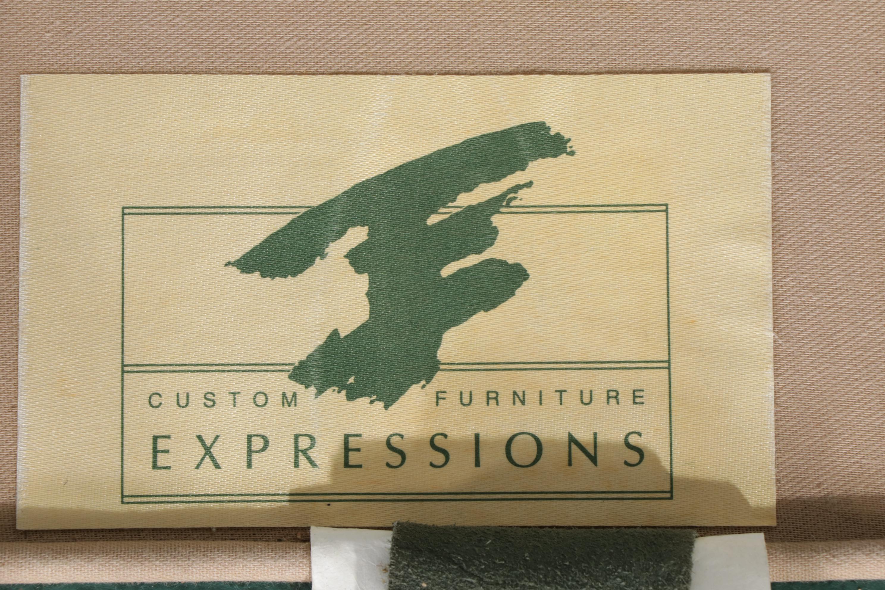 Westwood Industries "Custom Furniture Expressions" Leather Three-Piece Sofa