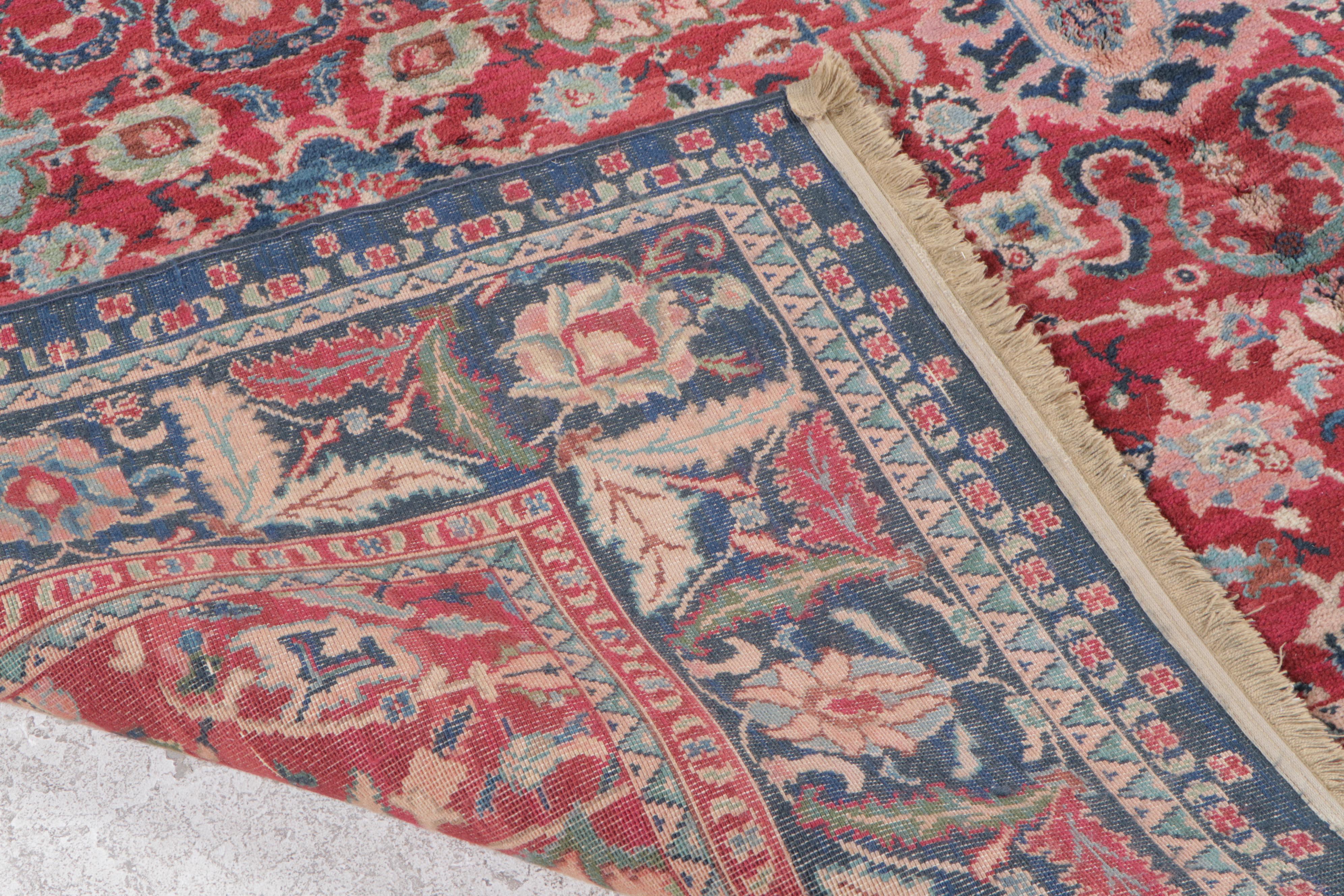 8'7 x 12'3 Machine Made Persian Tabriz Style Room Sized Rug