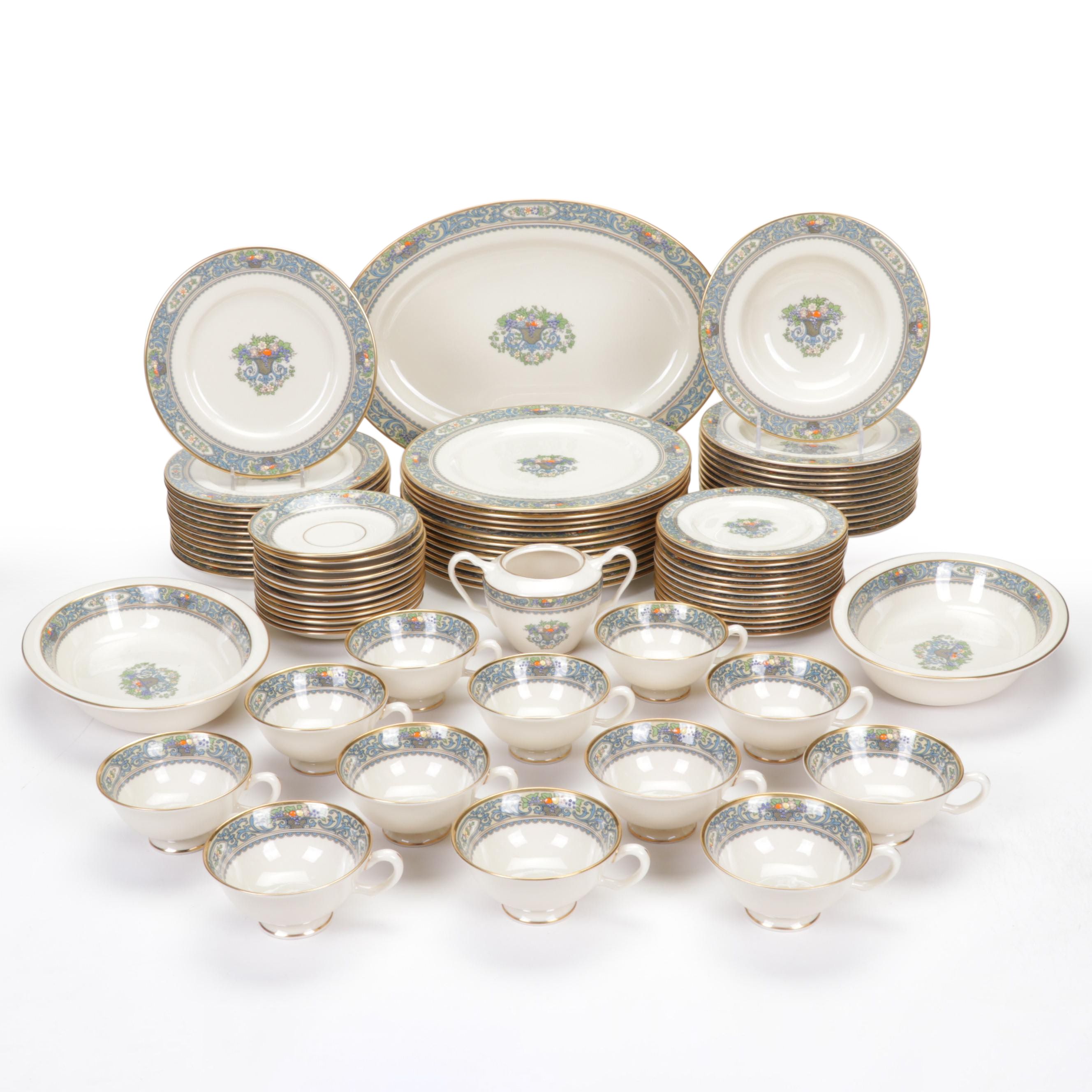 Lenox "Autumn" Porcelain Dinnerware, Late 20th Century