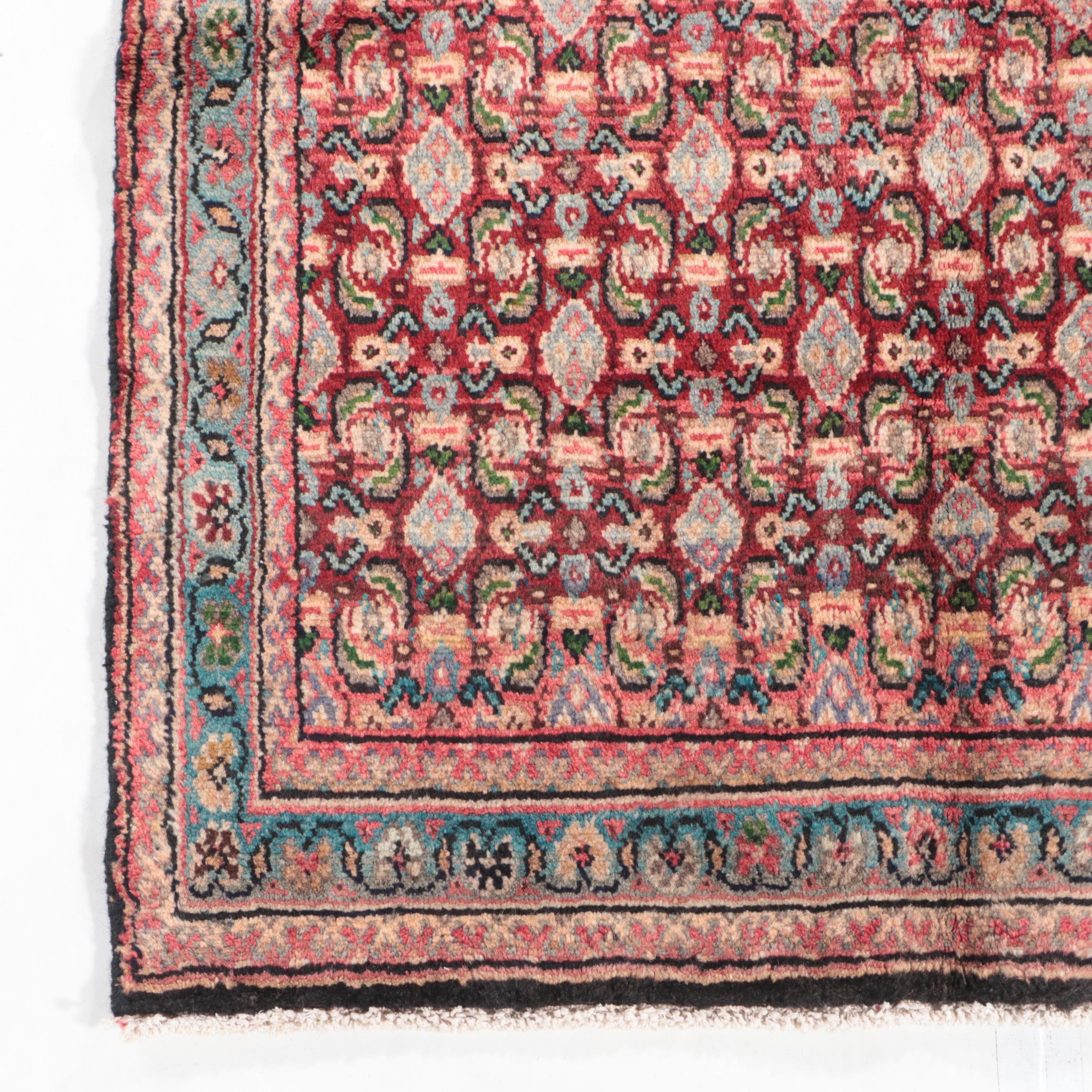 3'4 x 9'8 Hand-Knotted Persian Veramin Long Rug