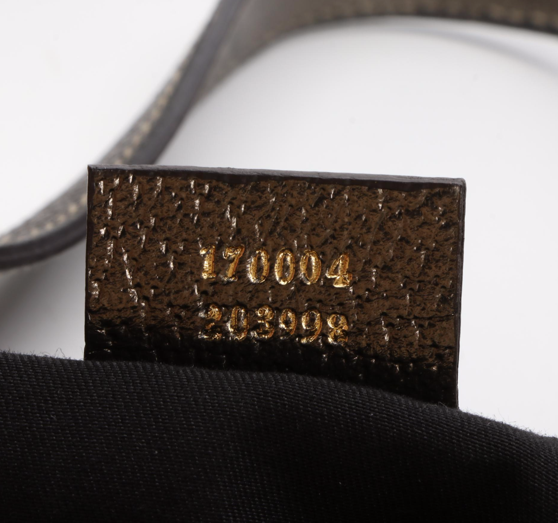 Gucci GG Canvas and Leather Handbag