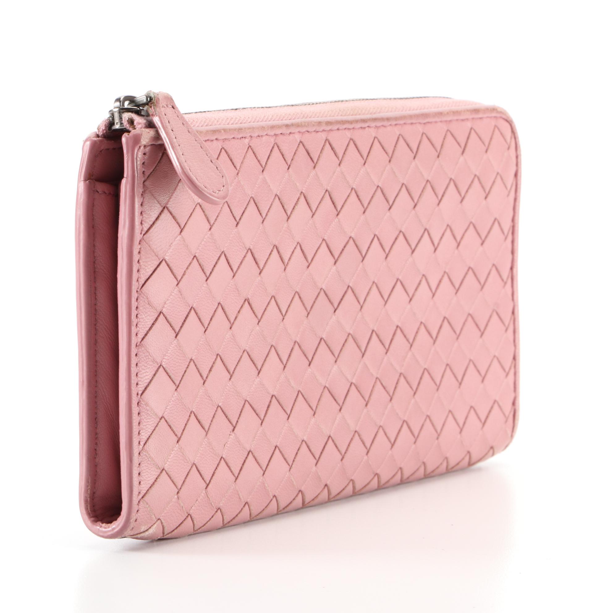 Bottega Veneta Continental Wallet in Intrecciato Leather