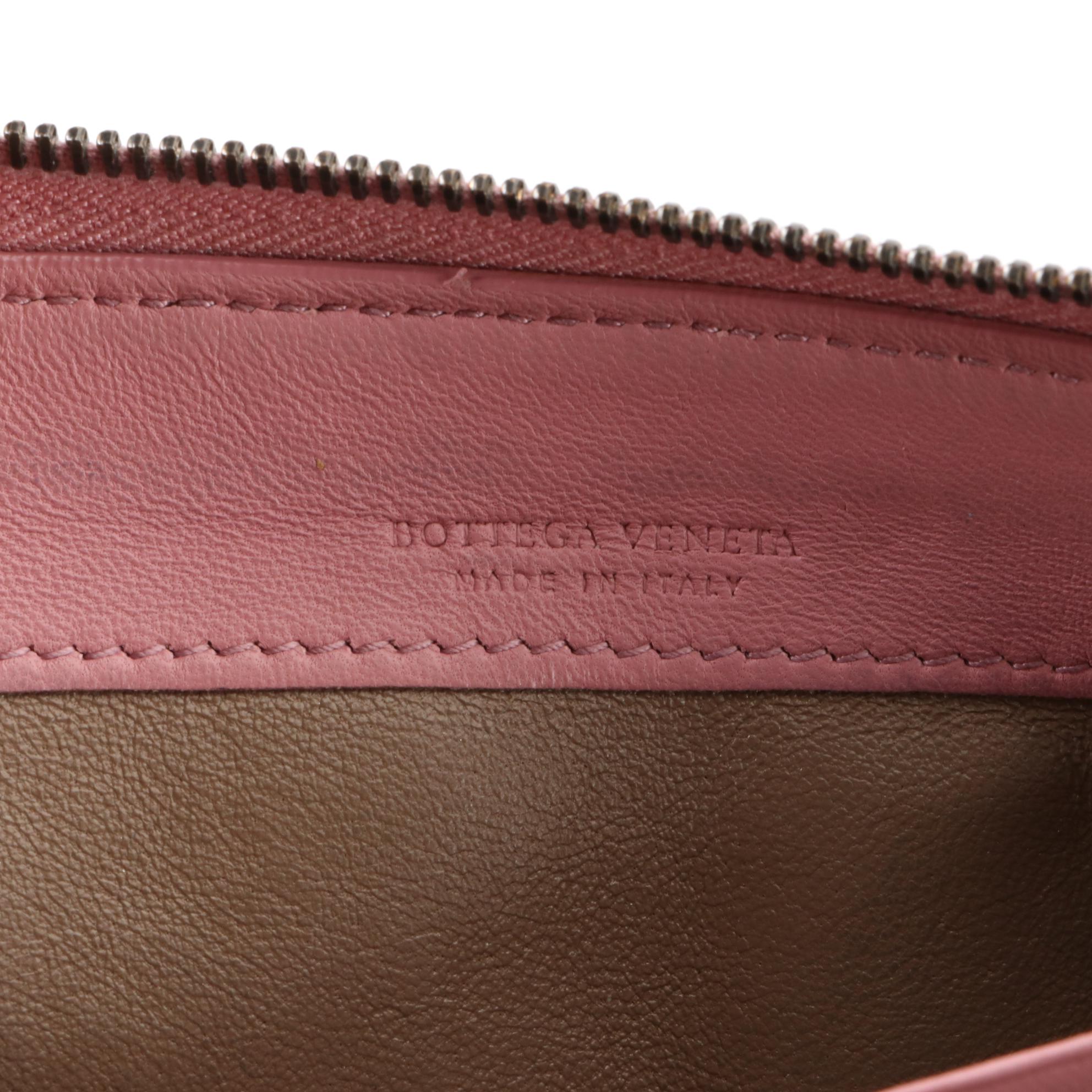 Bottega Veneta Continental Wallet in Intrecciato Leather