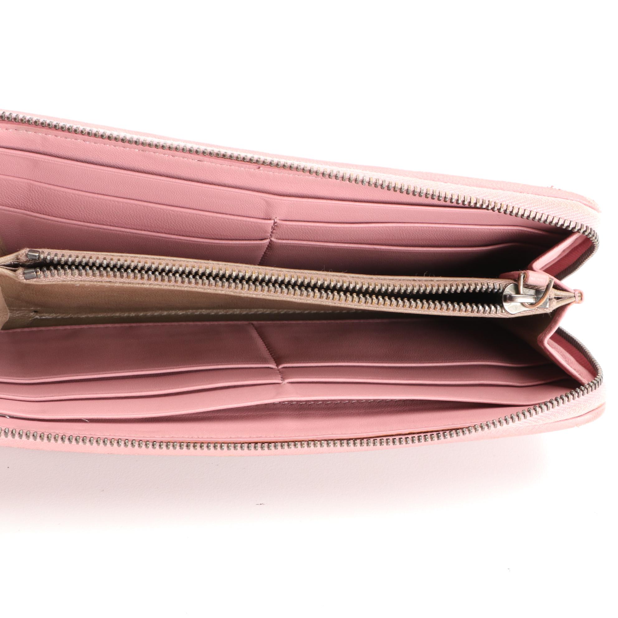 Bottega Veneta Continental Wallet in Intrecciato Leather