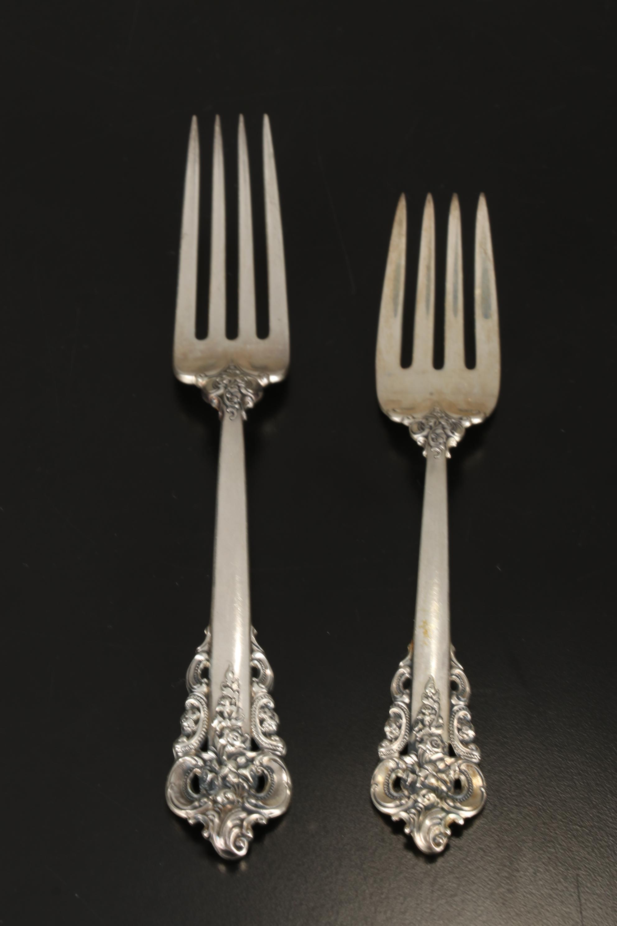 Wallace Silver "Grand Baroque" Sterling Silver Flatware