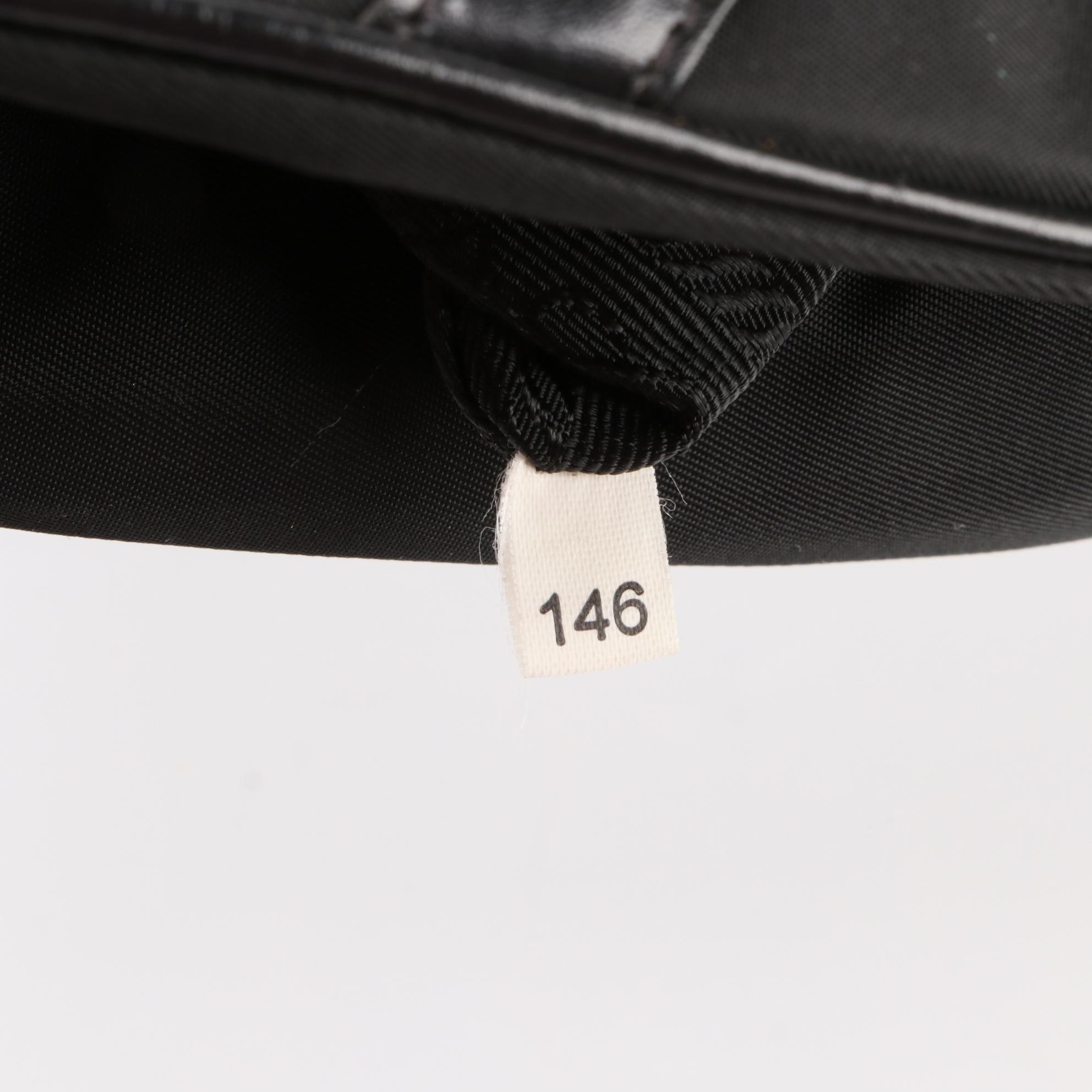 Prada Bowling Bag in Nylon and Leather