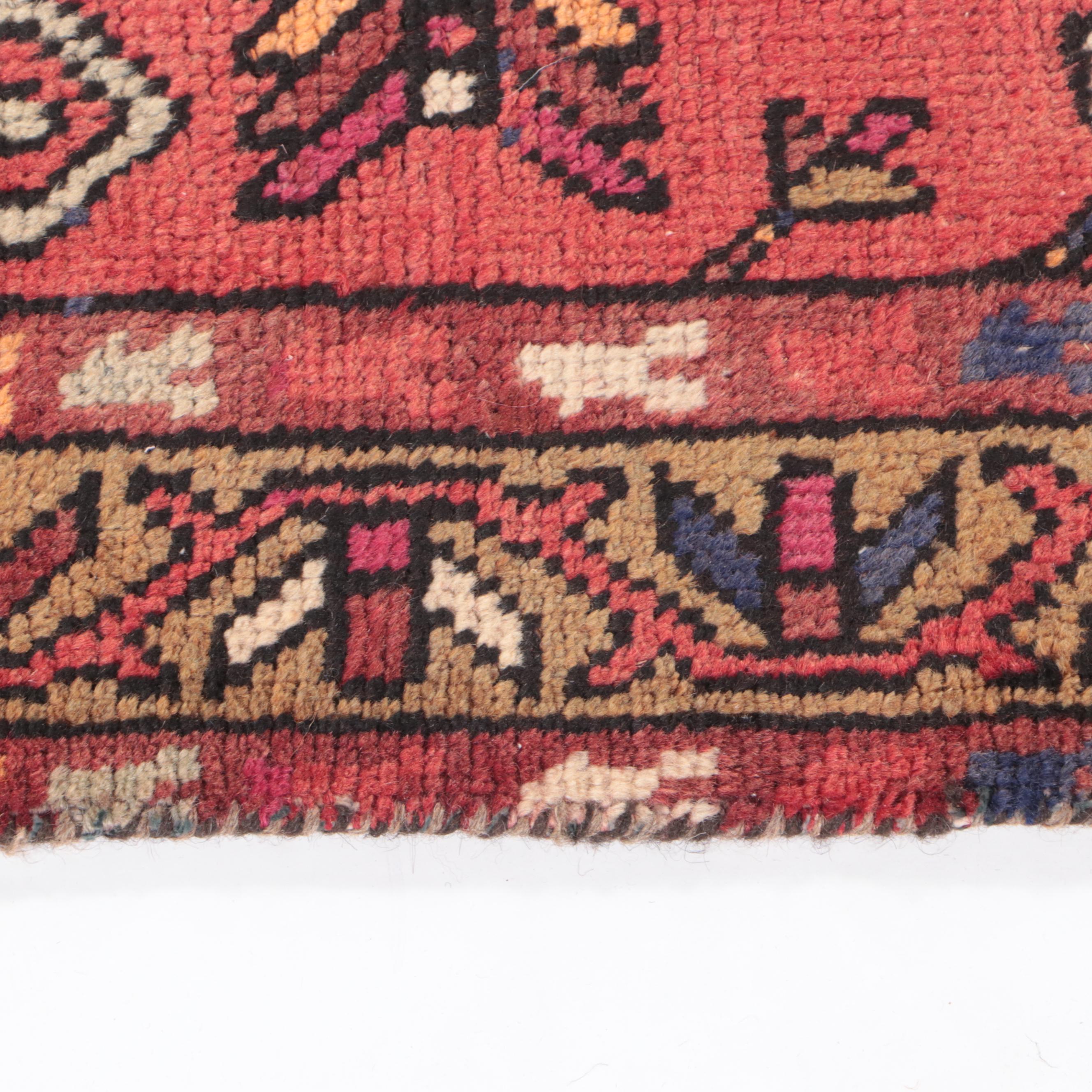 3'1 x 13' Hand-Knotted Persian Qashqai Long Rug