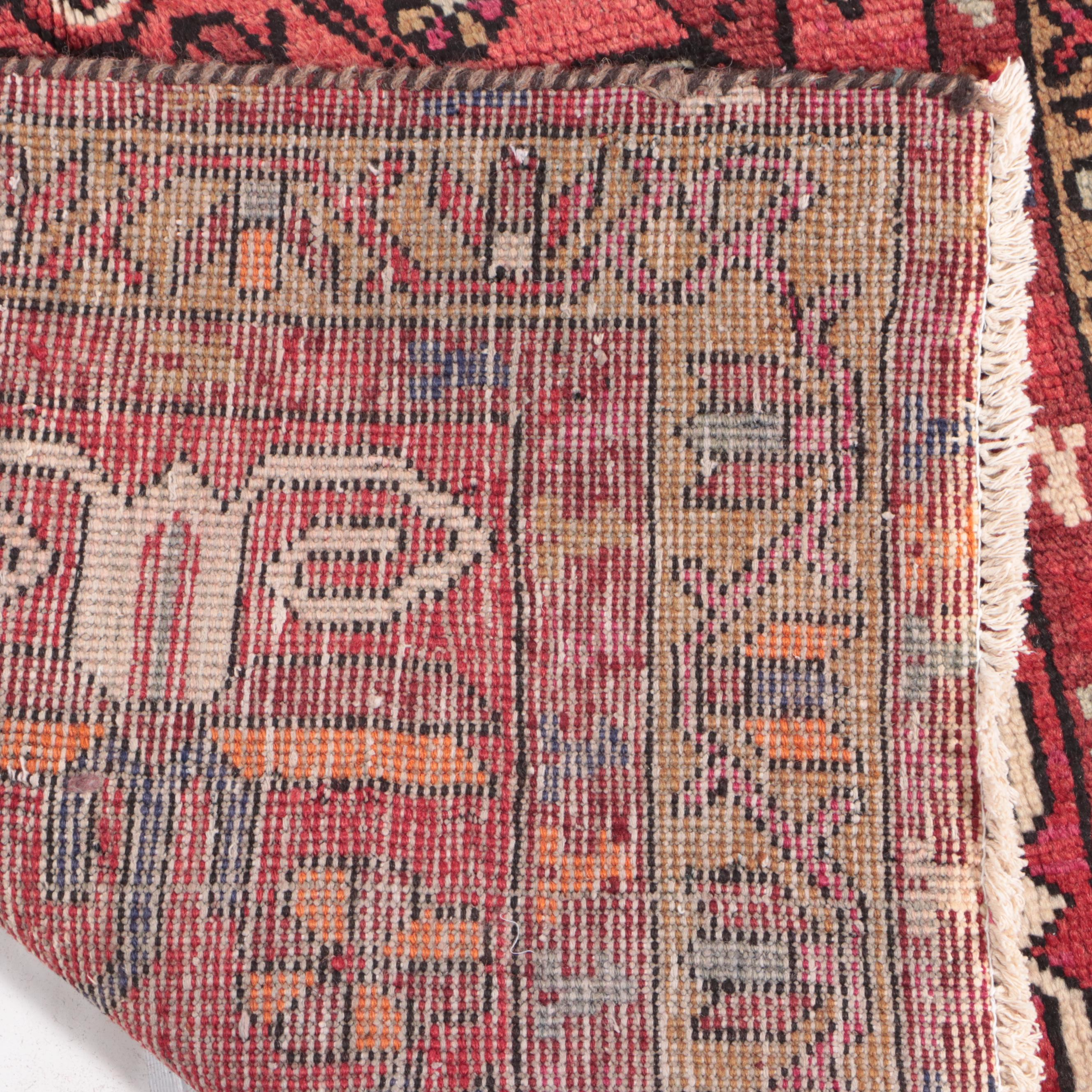 3'1 x 13' Hand-Knotted Persian Qashqai Long Rug