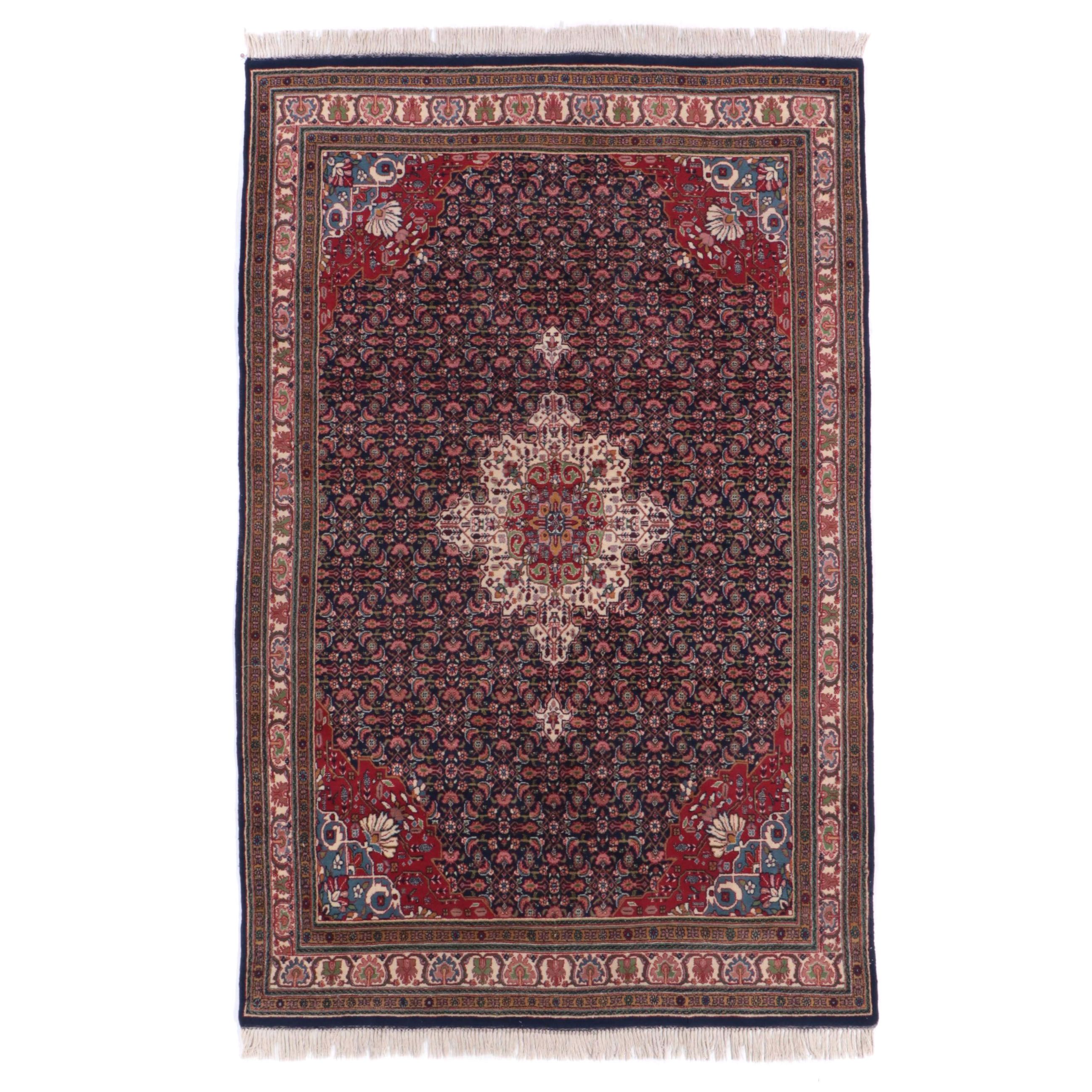 6'5 x 10'4 Hand-Knotted Persian Bijar Area Rug