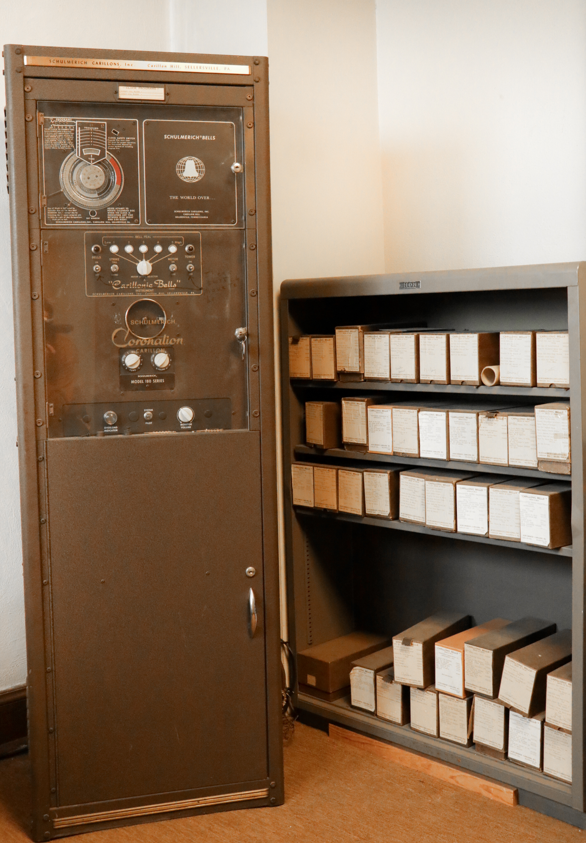 Schulmerich Model 180 Series Coronation Carillon and "Auto-Bell" Roll Player