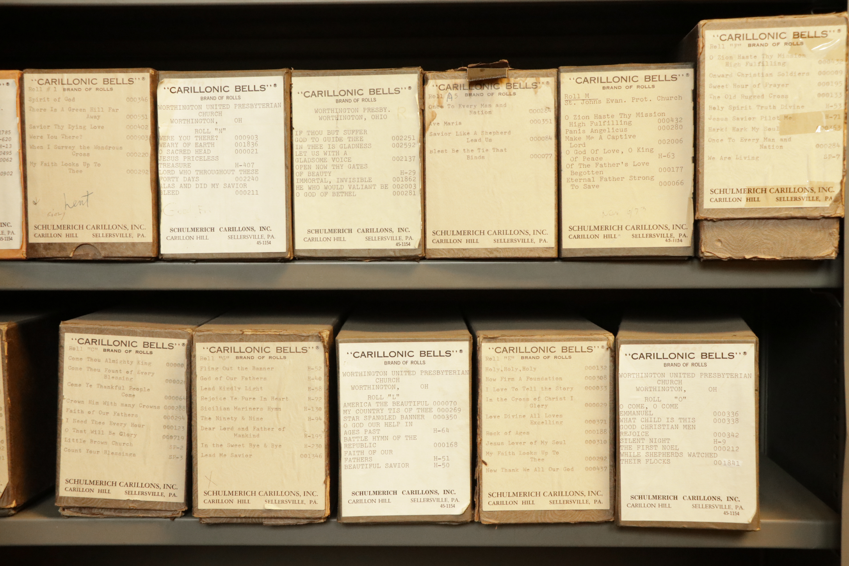 Schulmerich Model 180 Series Coronation Carillon and "Auto-Bell" Roll Player