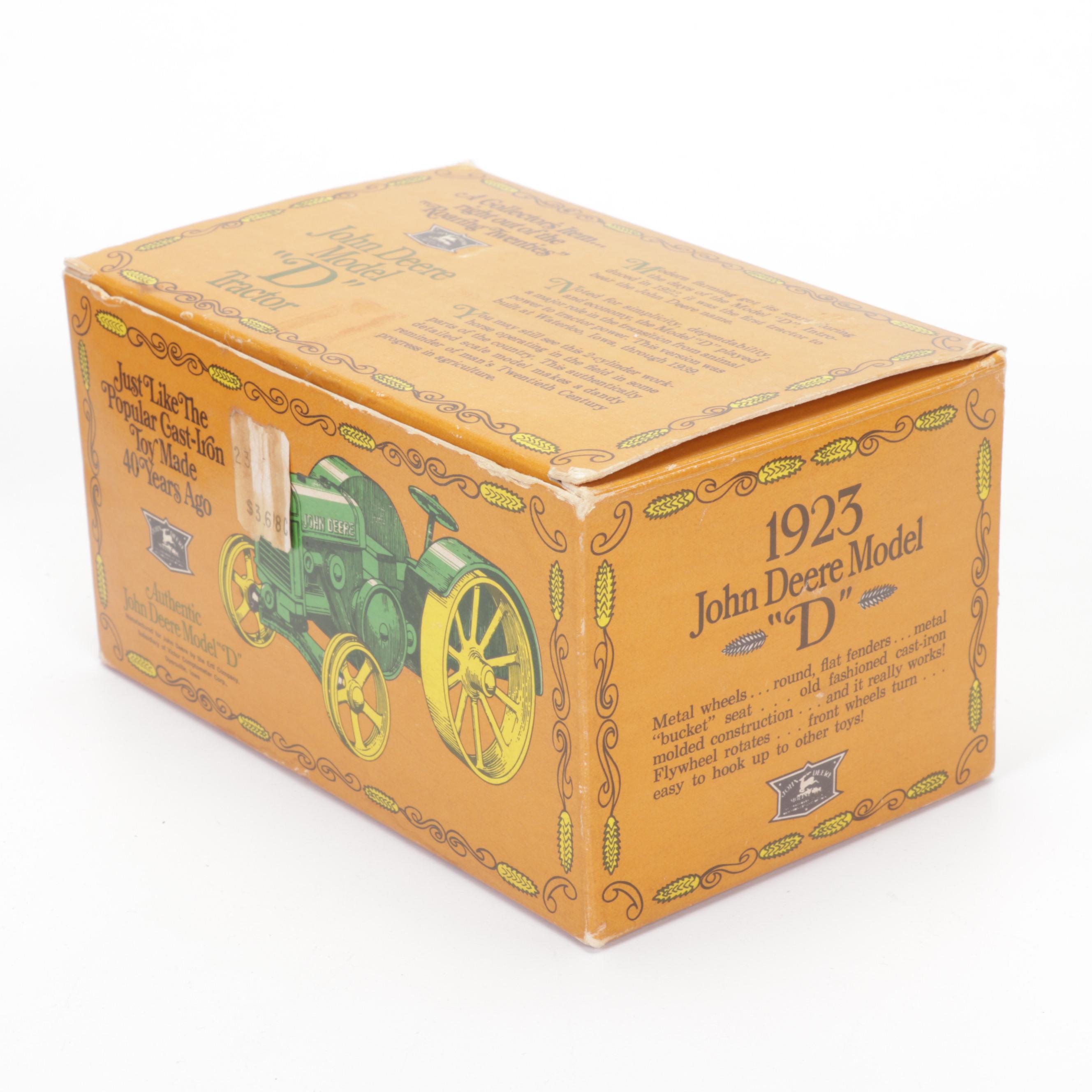 Ertl Diecast "Antique Fordson" Tractors, John Deere Model "D" Tractor and More