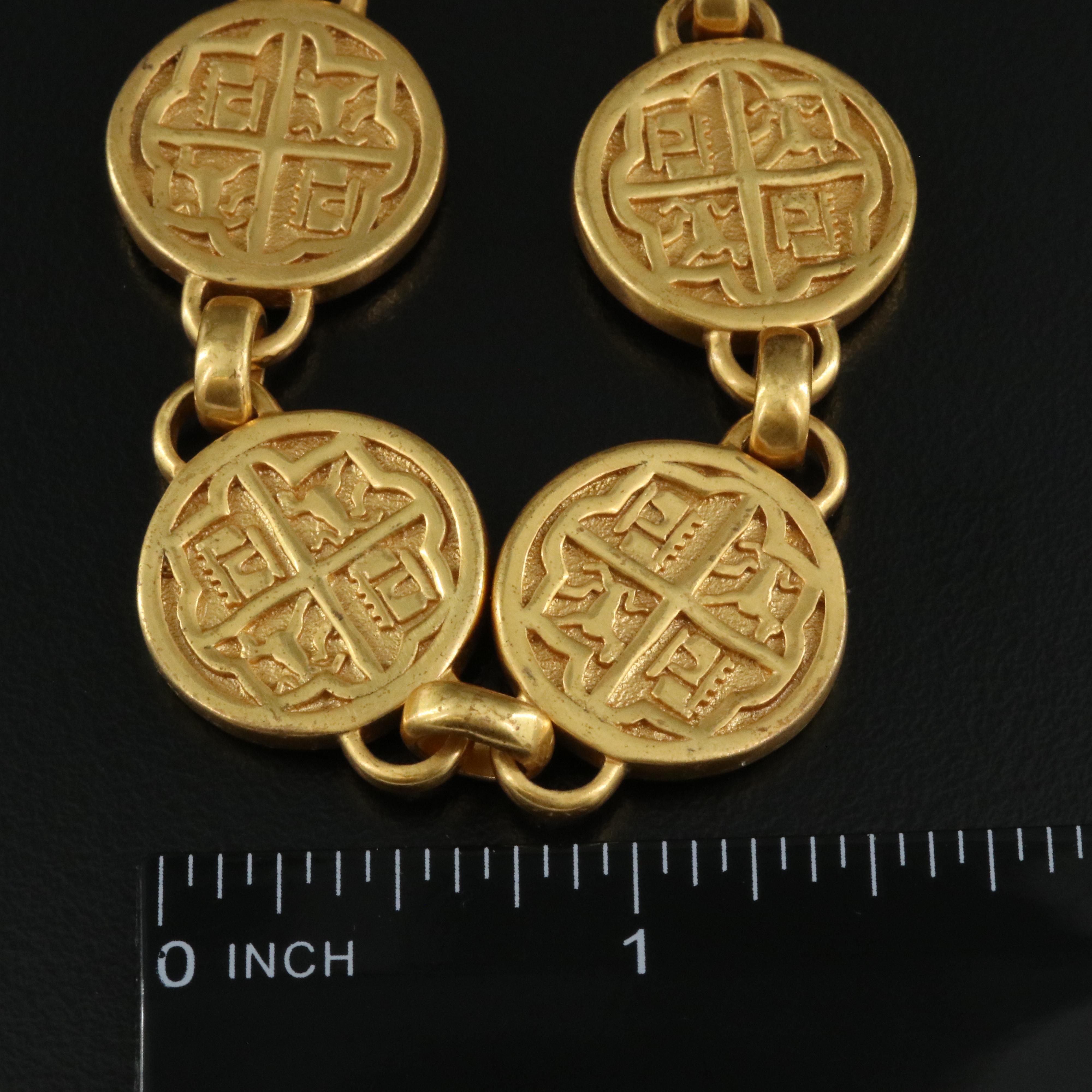 Julie Vos Coin Necklace