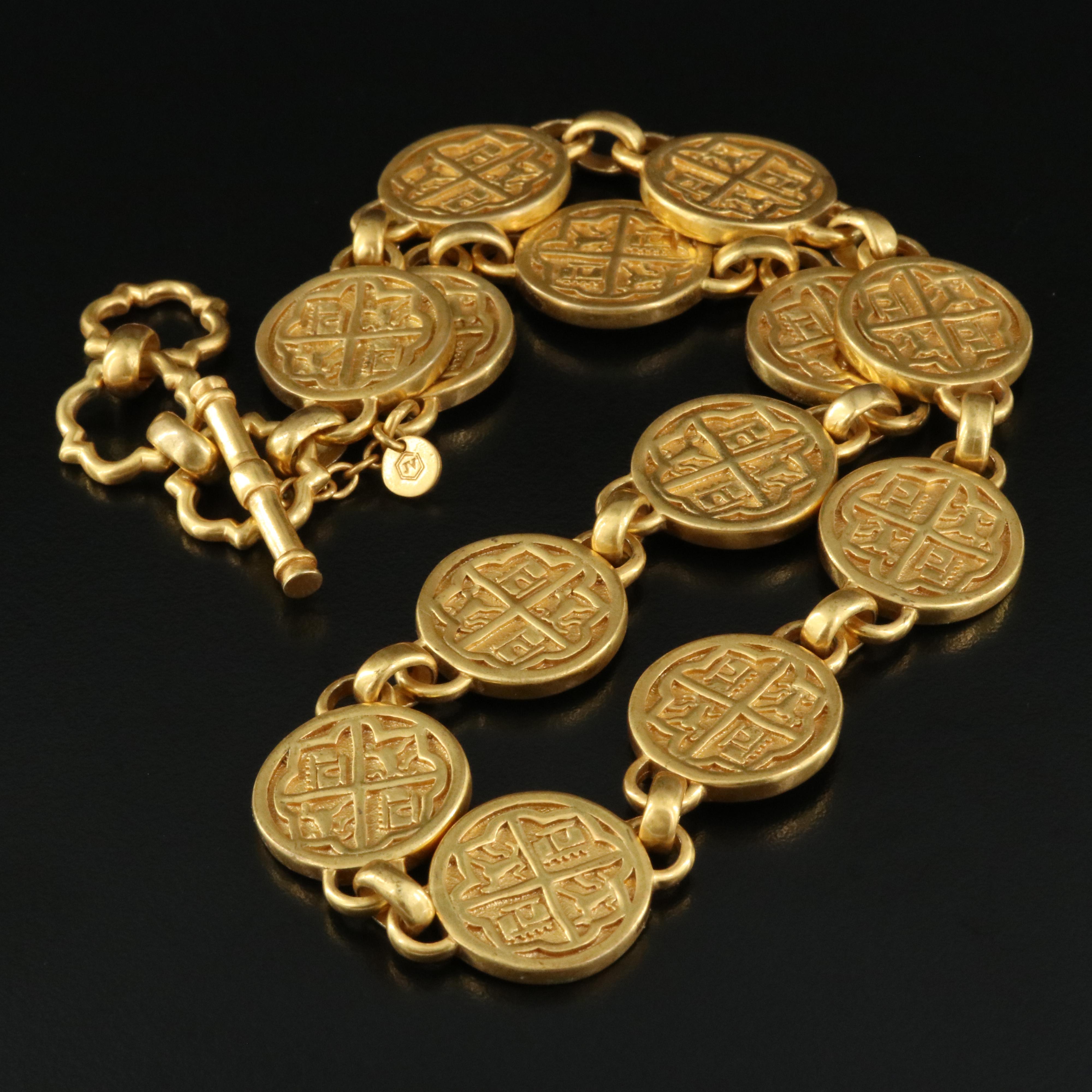 Julie Vos Coin Necklace