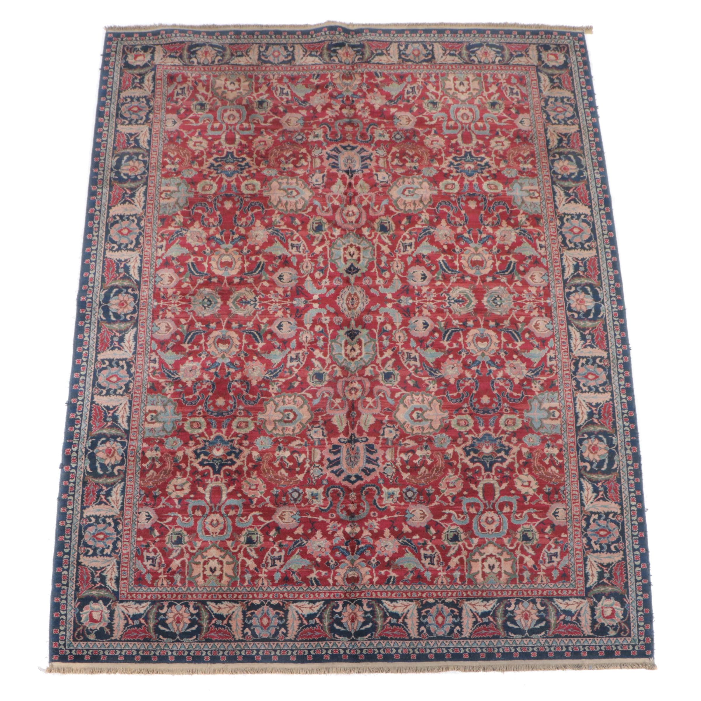 8'7 x 12'3 Machine Made Persian Tabriz Style Room Sized Rug