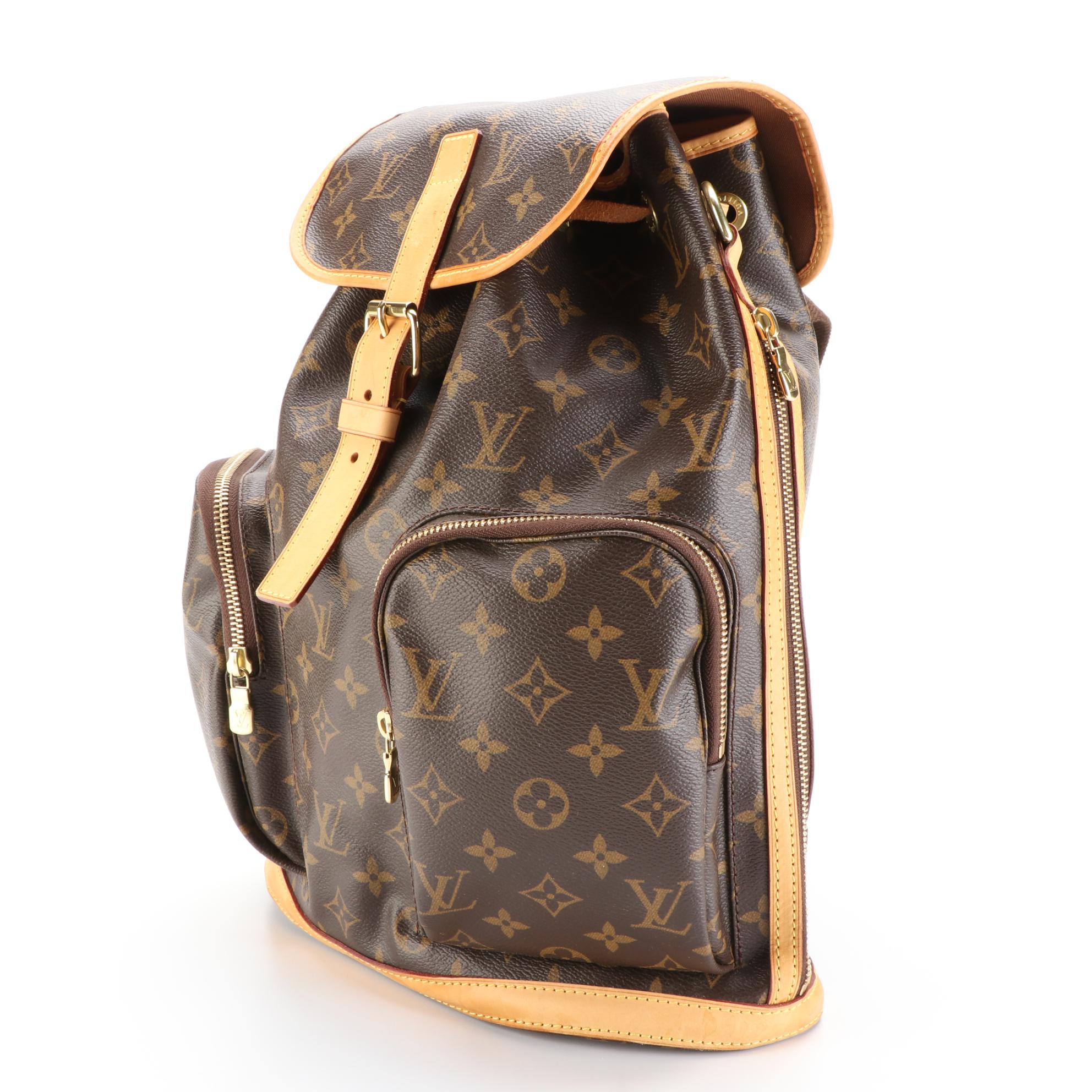 Louis Vuitton Sac à Dos Bosphore in Monogram Canvas and Vachetta Leather
