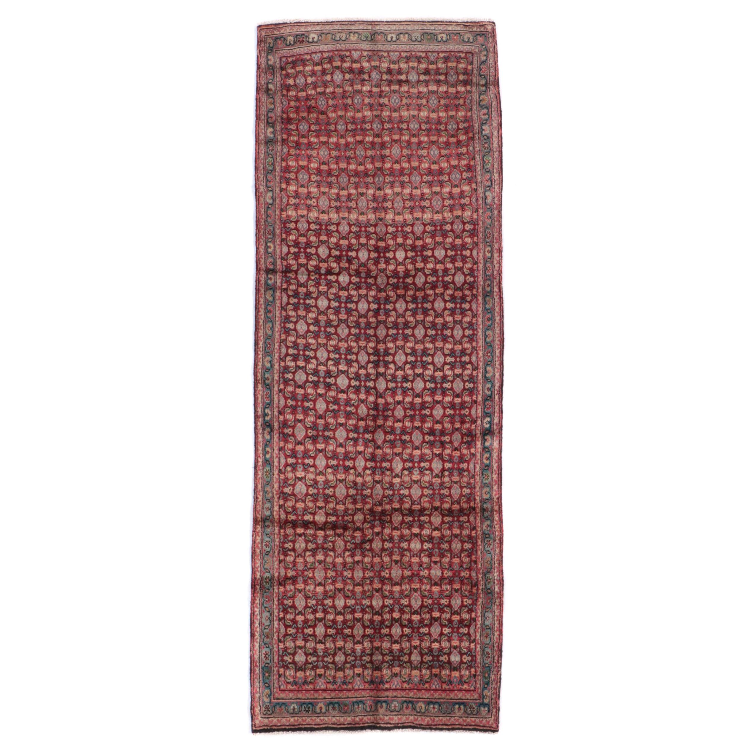 3'4 x 9'8 Hand-Knotted Persian Veramin Long Rug