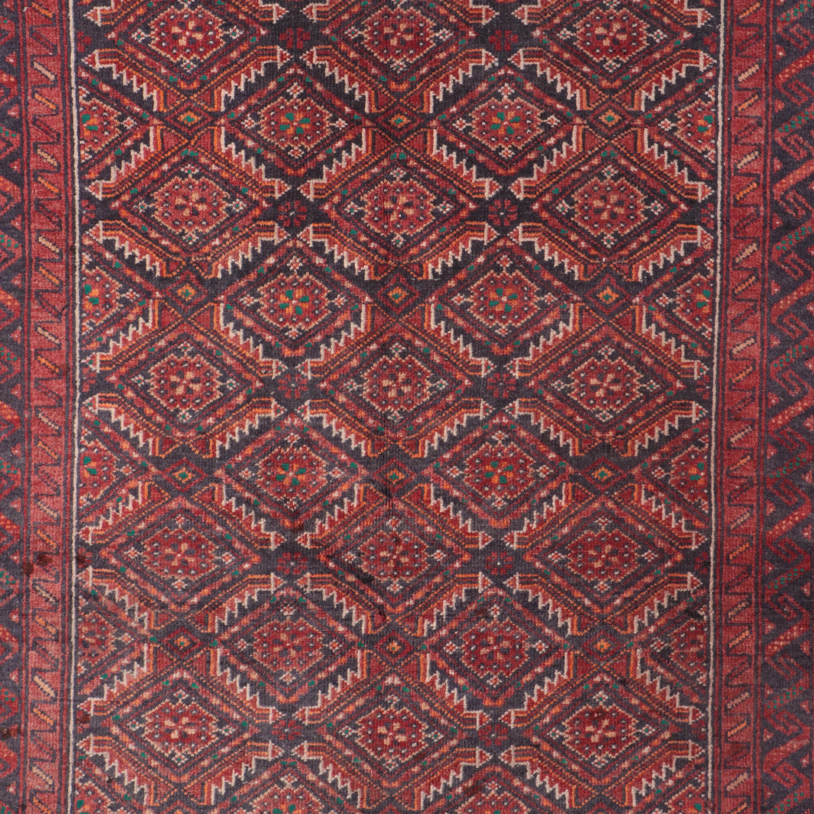 3'5 x 6'10 Hand-Knotted Persian Qashqai Area Rug