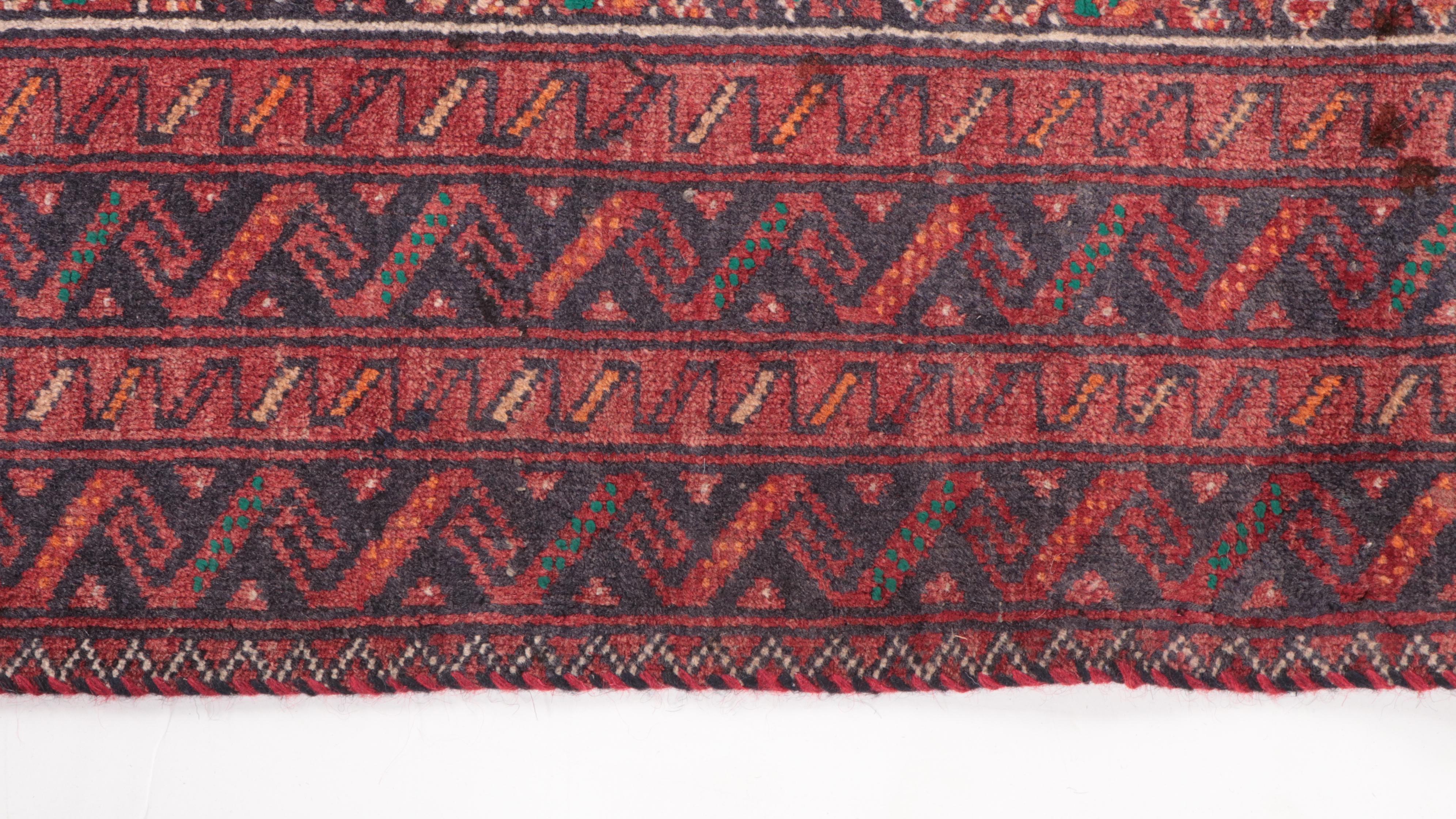 3'5 x 6'10 Hand-Knotted Persian Qashqai Area Rug