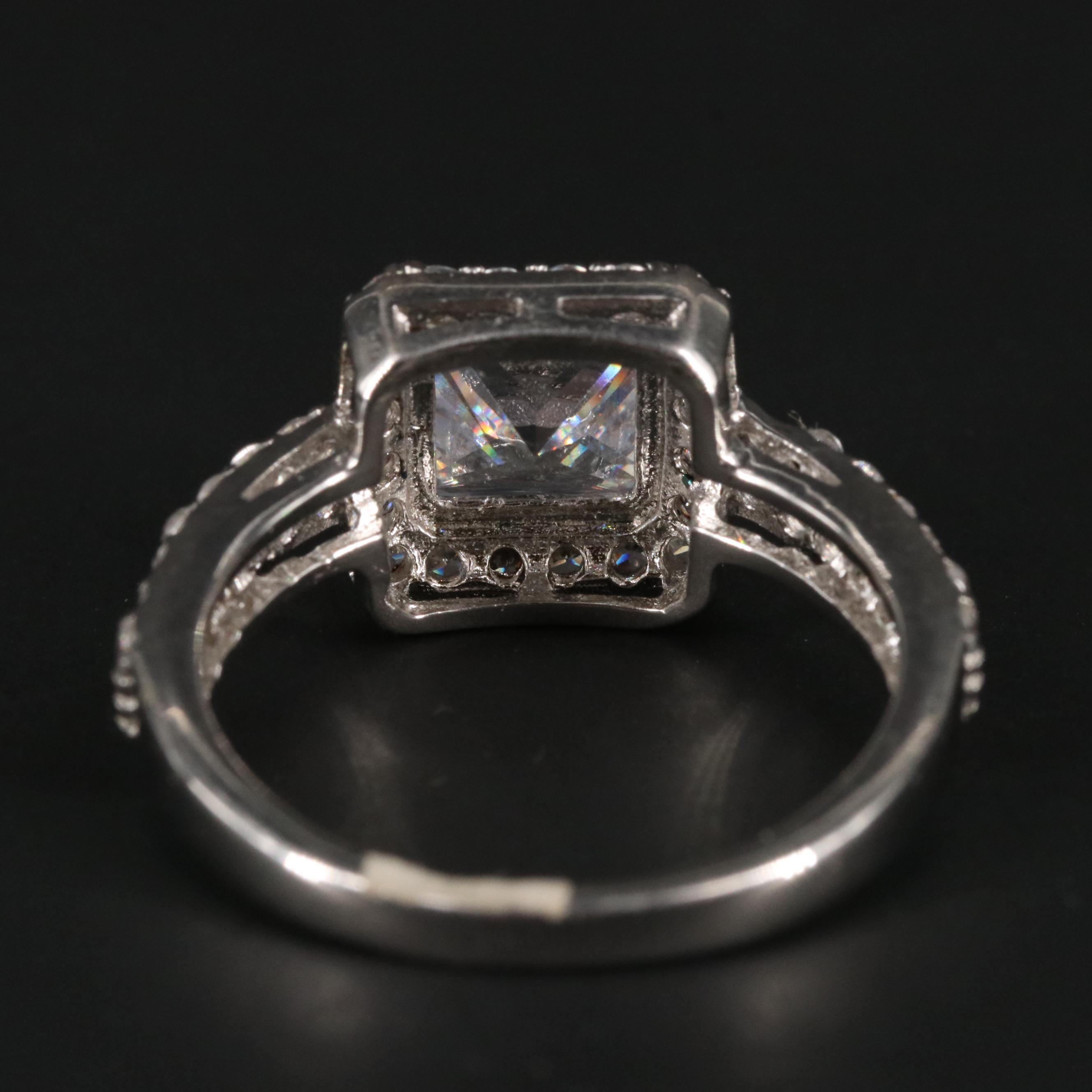 Sterling Silver Cubic Zirconia Ring