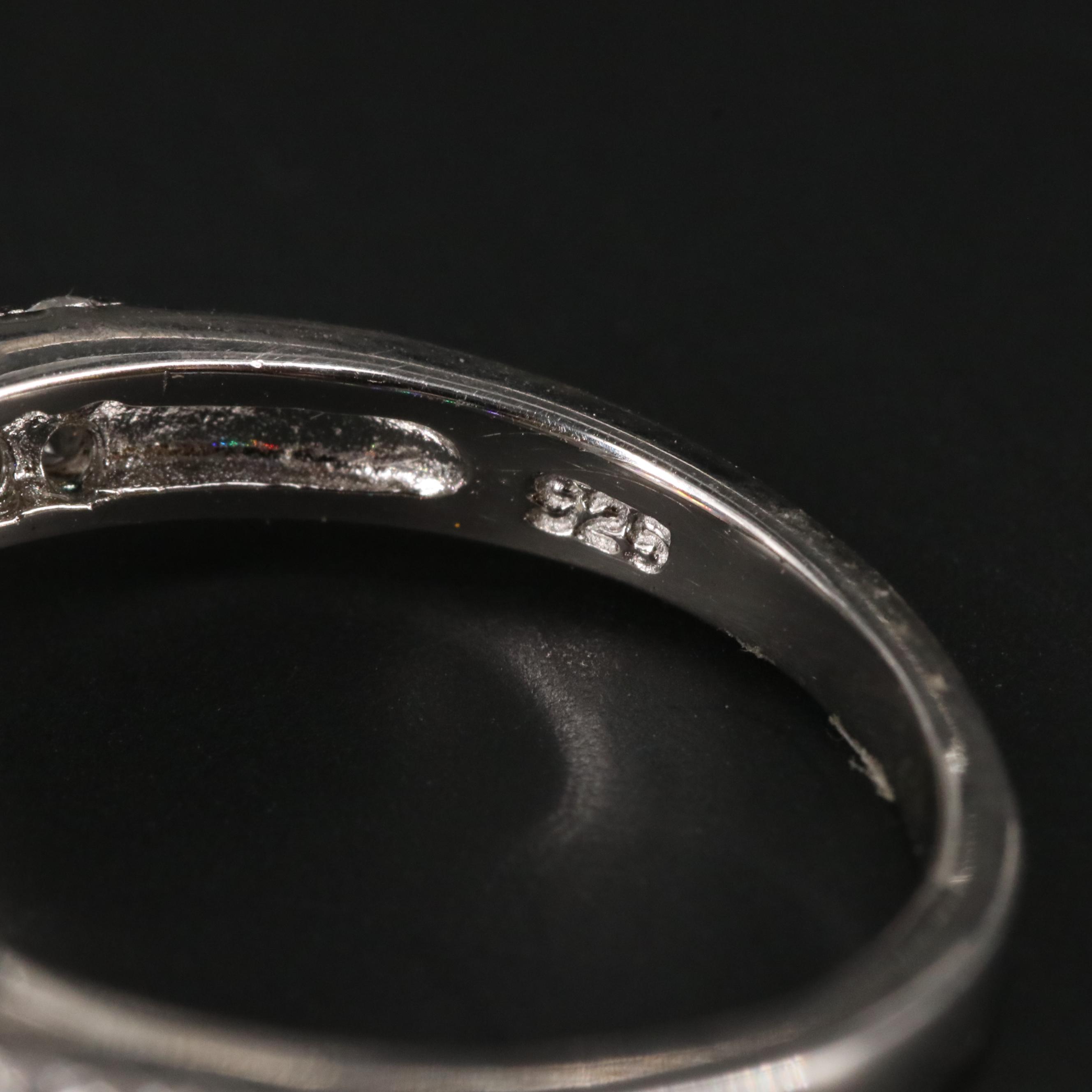 Sterling Silver Cubic Zirconia Ring