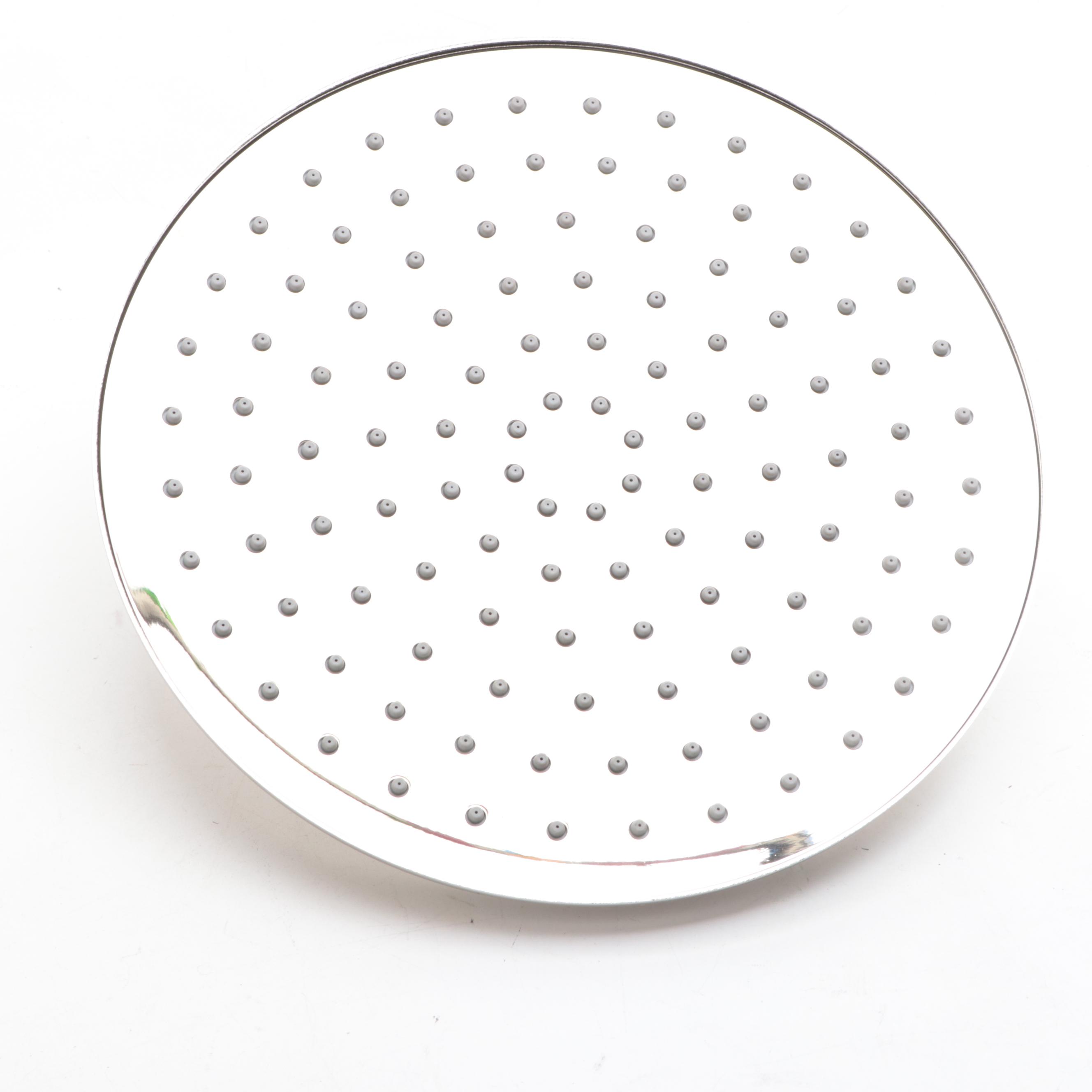 Polished Rainfall Nickel Shower Head, Shower Arm, Paper Holder and More