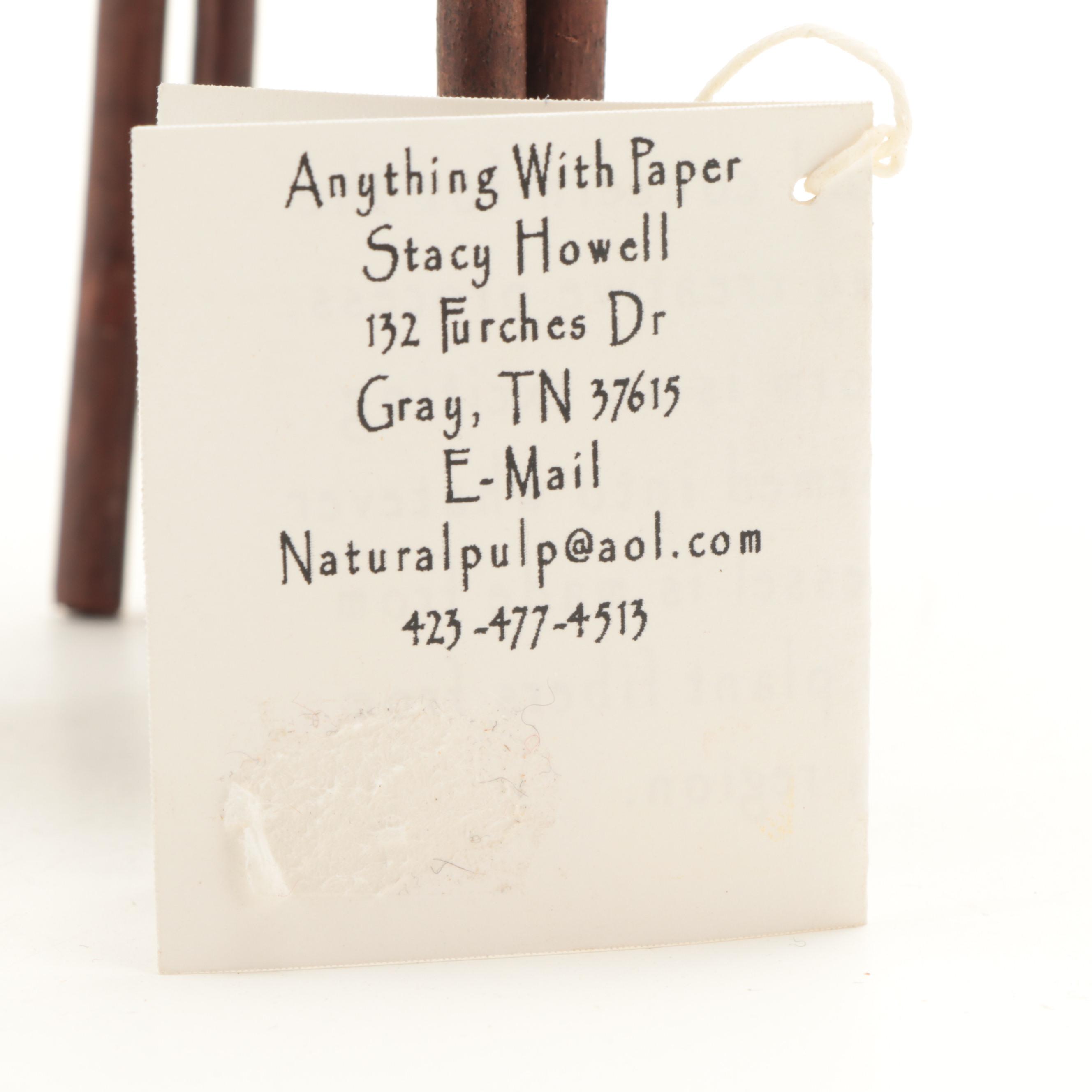 Stacy Howell Recycled Paper and Plant Fiber Vessel