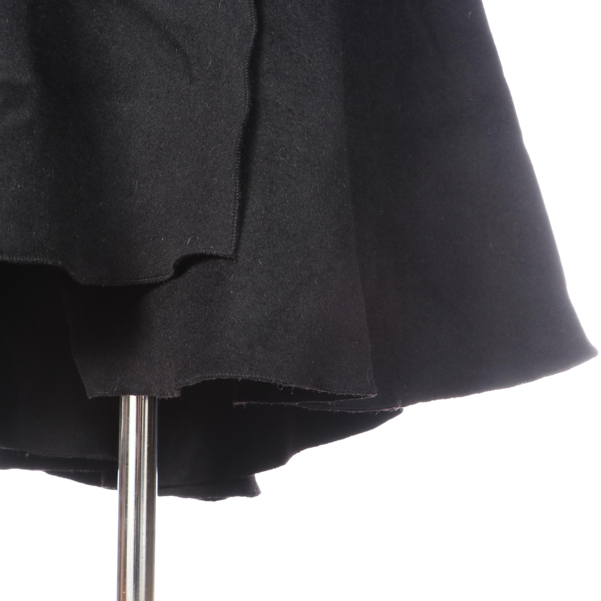 Prada Angora Wool Skirt and Cotton Jacket