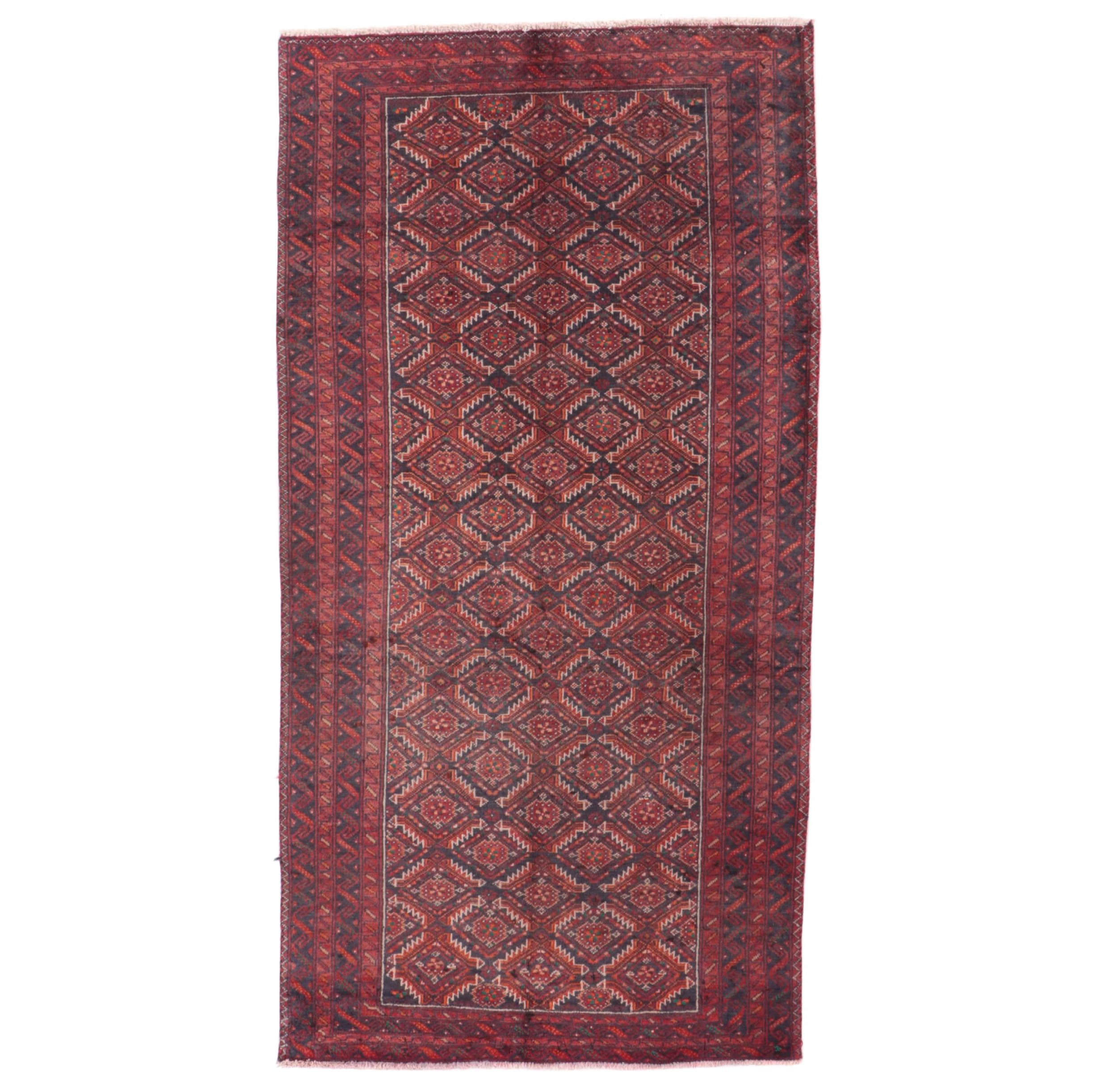 3'5 x 6'10 Hand-Knotted Persian Qashqai Area Rug