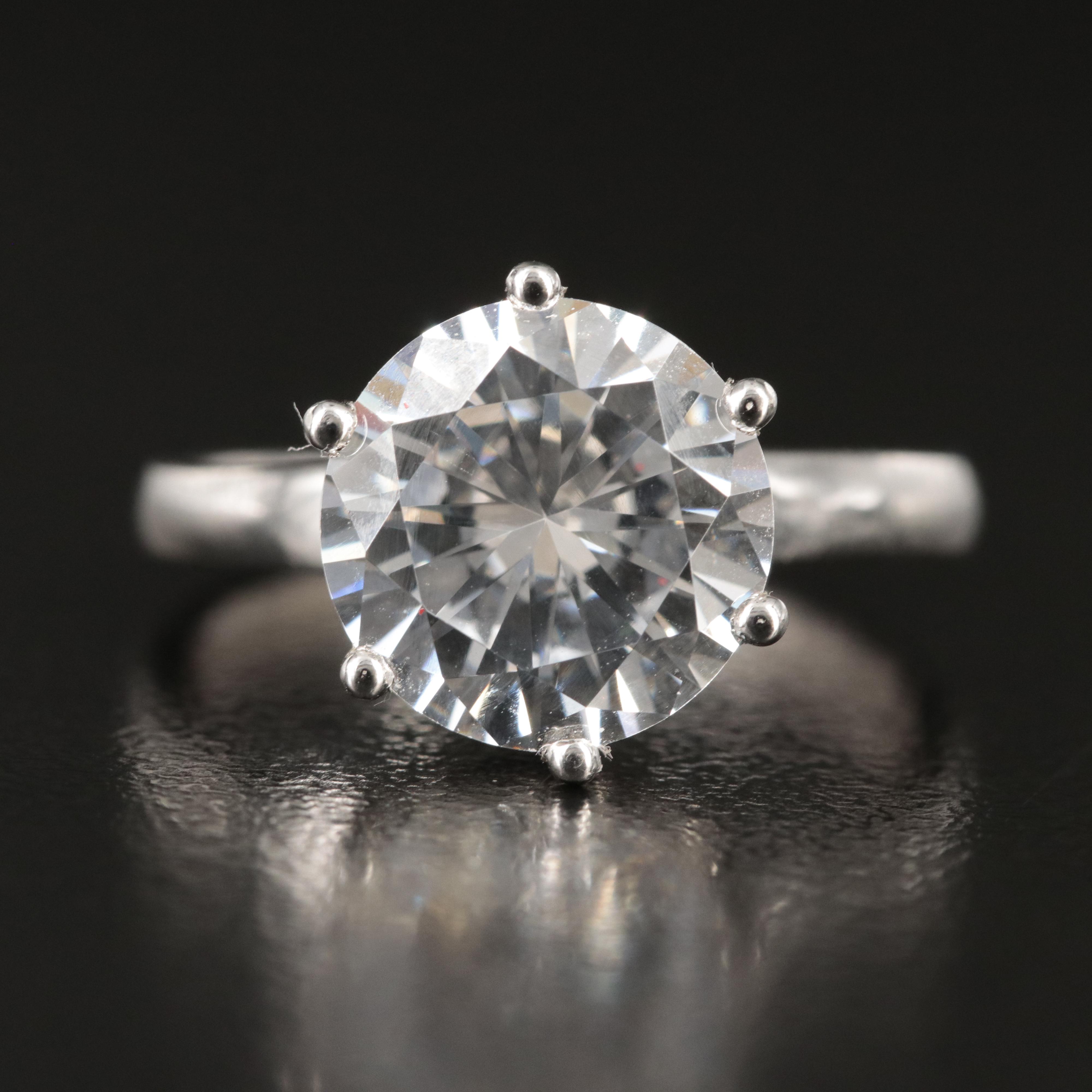 14K Cubic Zirconia Ring