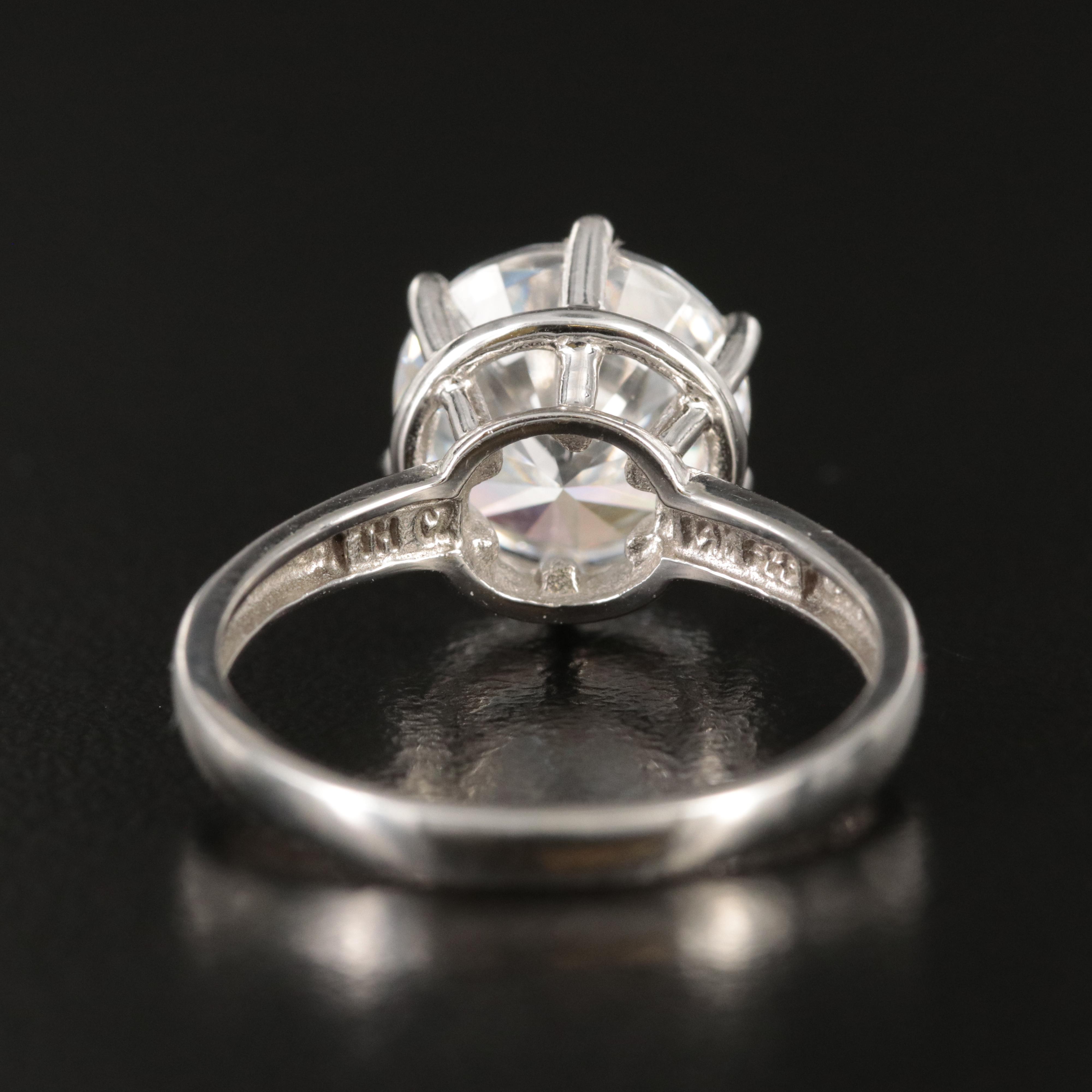 14K Cubic Zirconia Ring