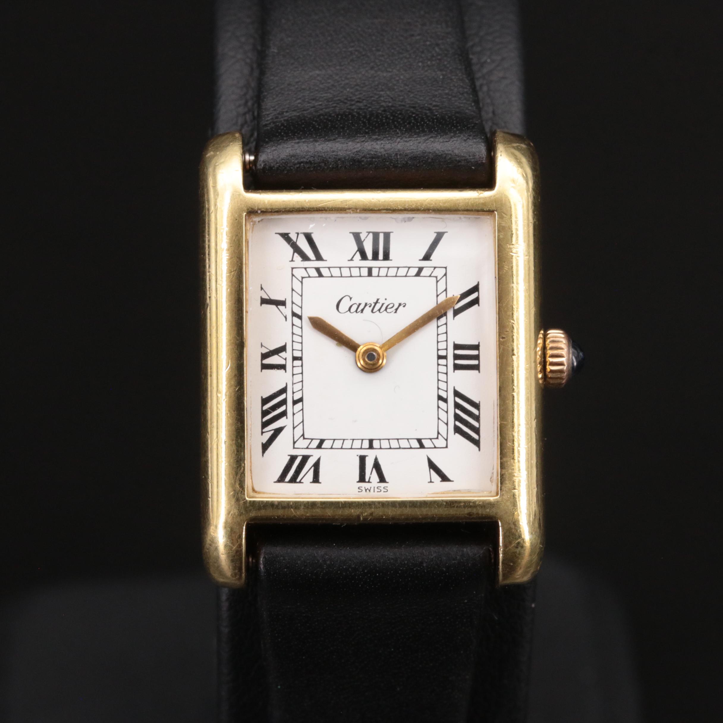 Cartier Tank Solo Hand Wind Watch