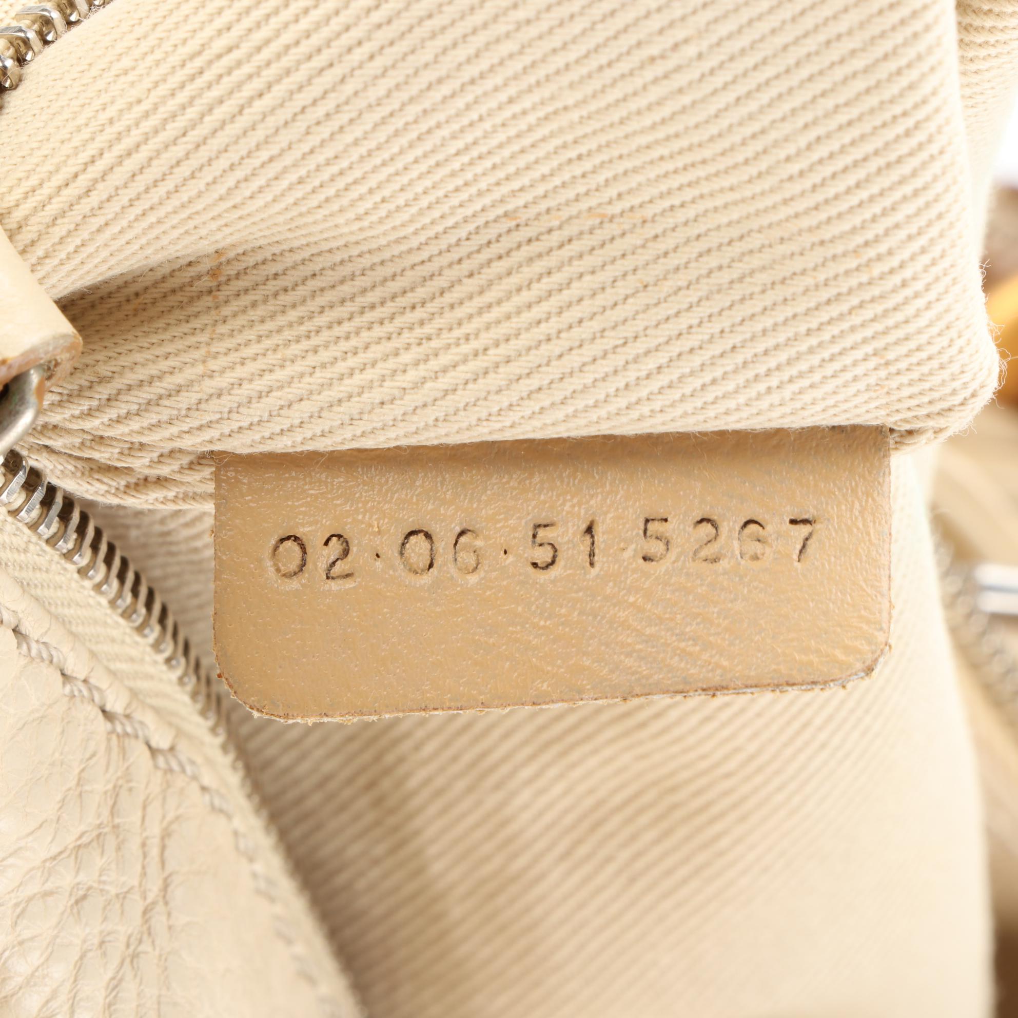 Chloé Paddington Satchel in Ivory Calfskin Leather