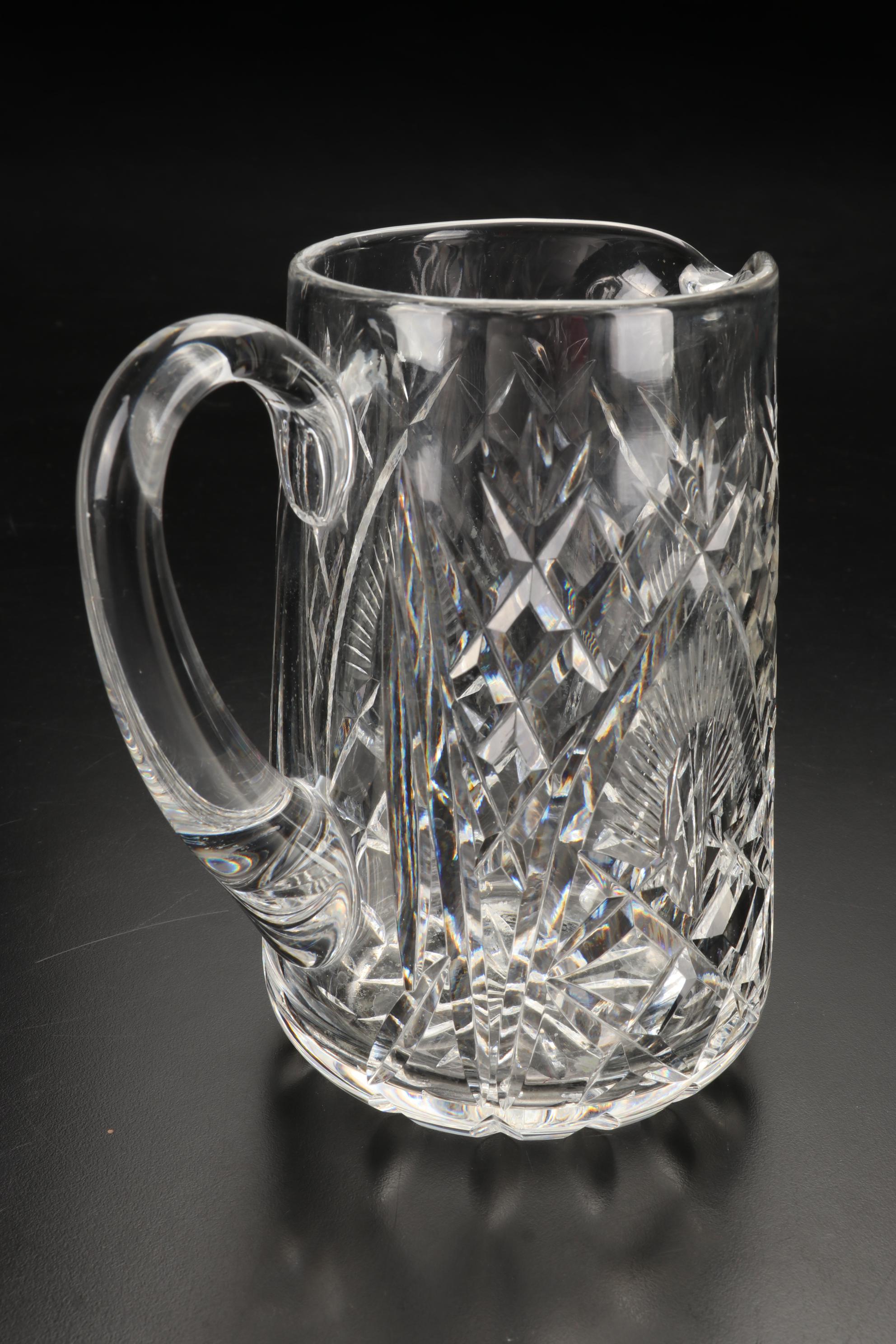 Marquis by Waterford Decorative Bowl & Pitcher with Other Pitchers & Vase