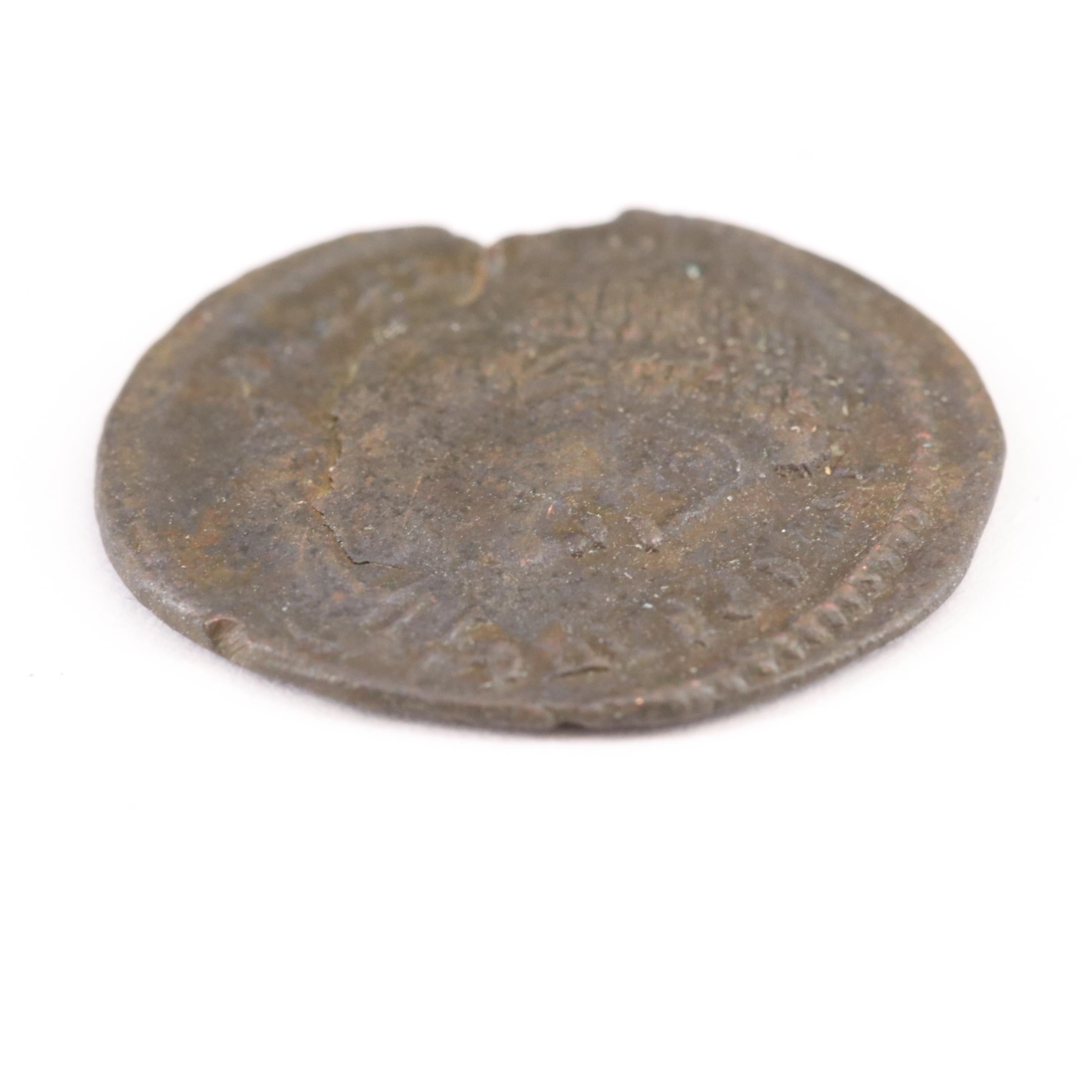 Ancient Roman Imperial AE3 Coin of Valentinian I, ca. 364 AD