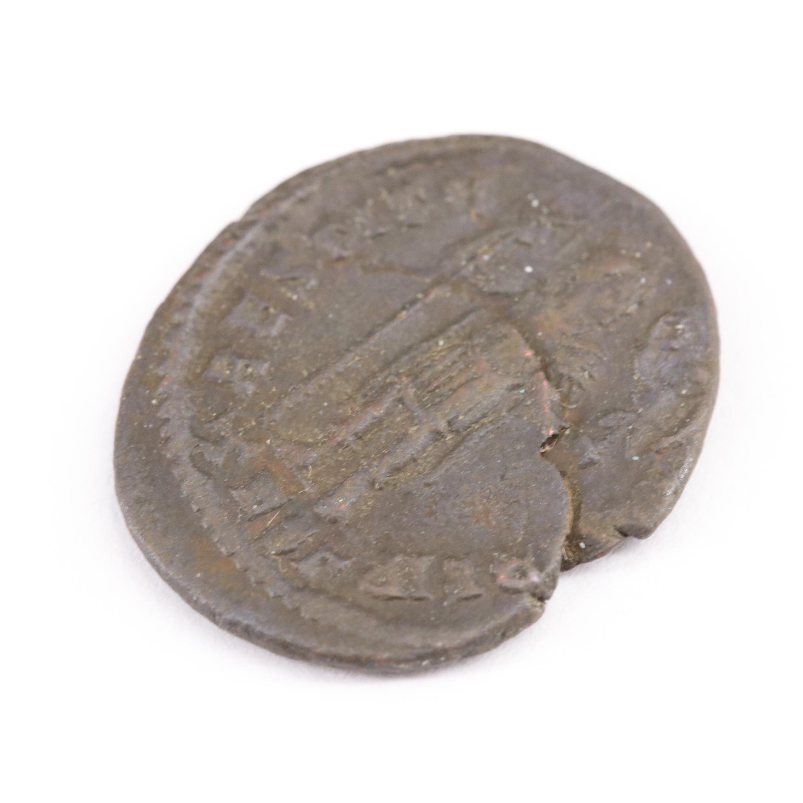 Ancient Roman Imperial AE3 Coin of Valentinian I, ca. 364 AD